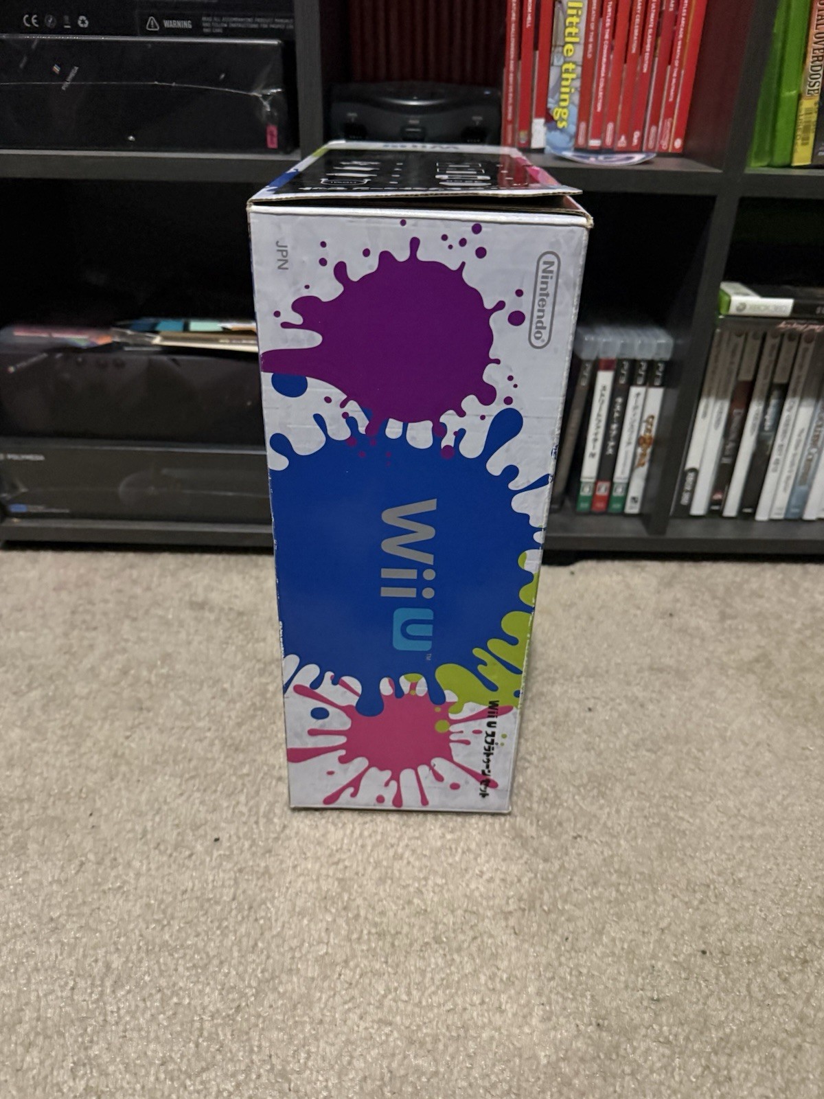 Nintendo Wii U 32GB Splatoon Set Console Boxed CIB White NTSC-J Japan Tested