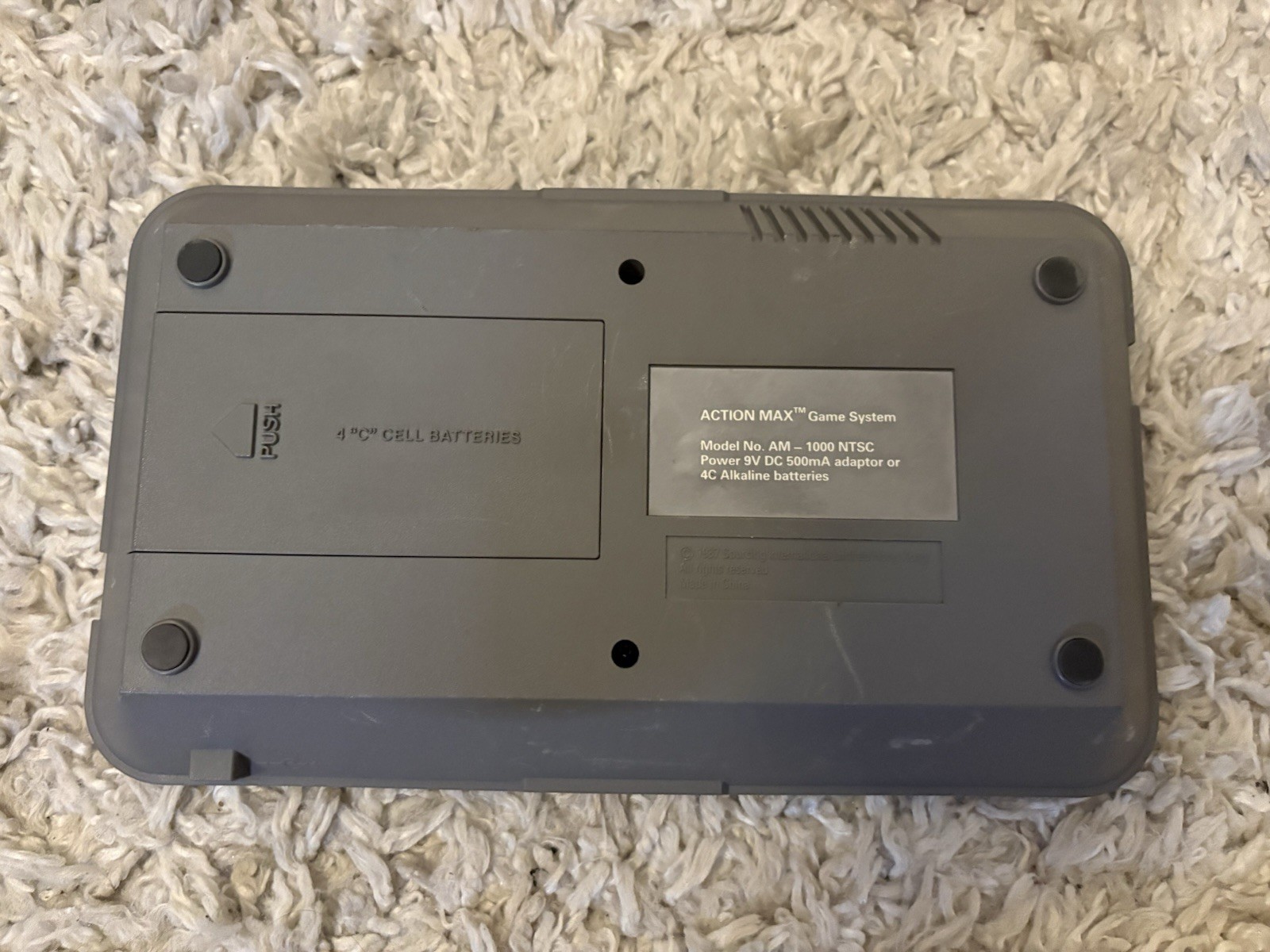 1987 Action Max Video Game System Console Only