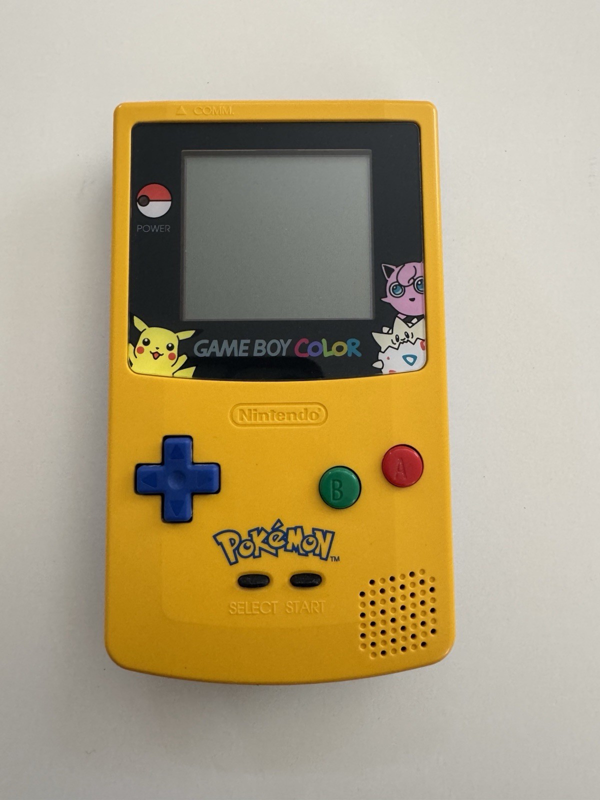 Nintendo Game Boy Color Pokémon Yellow Game Pikachu Edition Console CIB