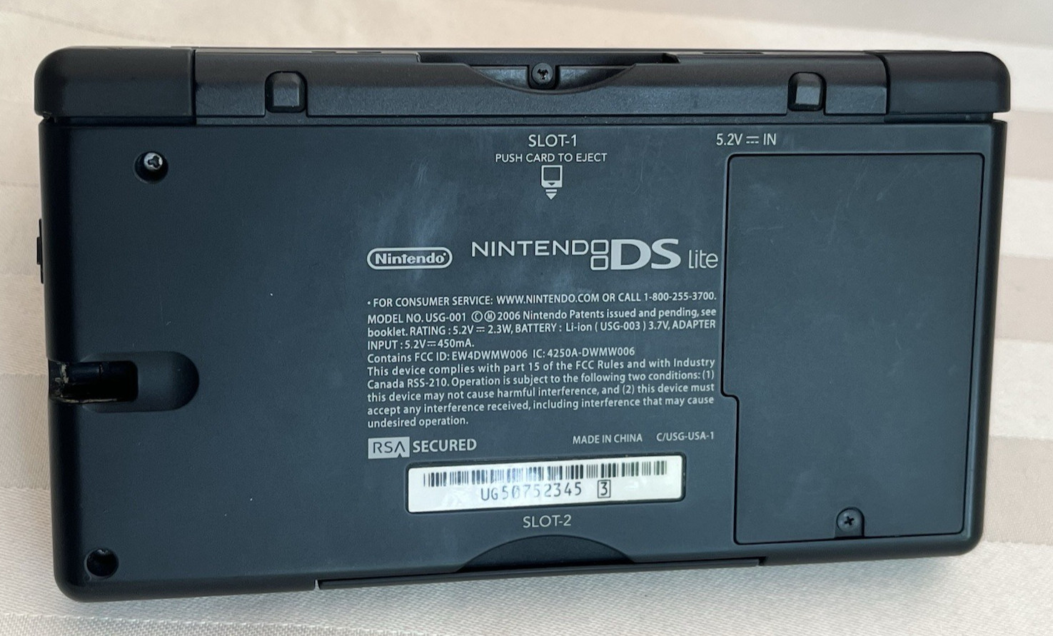 Nintendo DS Lite Crimson USG-001 Near-CIB Tested/Working – VERY NICE CONDITION!