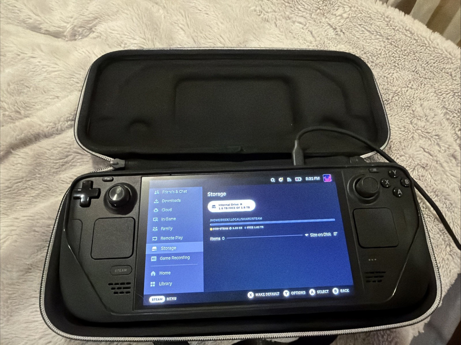 Valve Steam Deck OLED Upgraded 2TB SSD + 512GB SD + 3 Cases