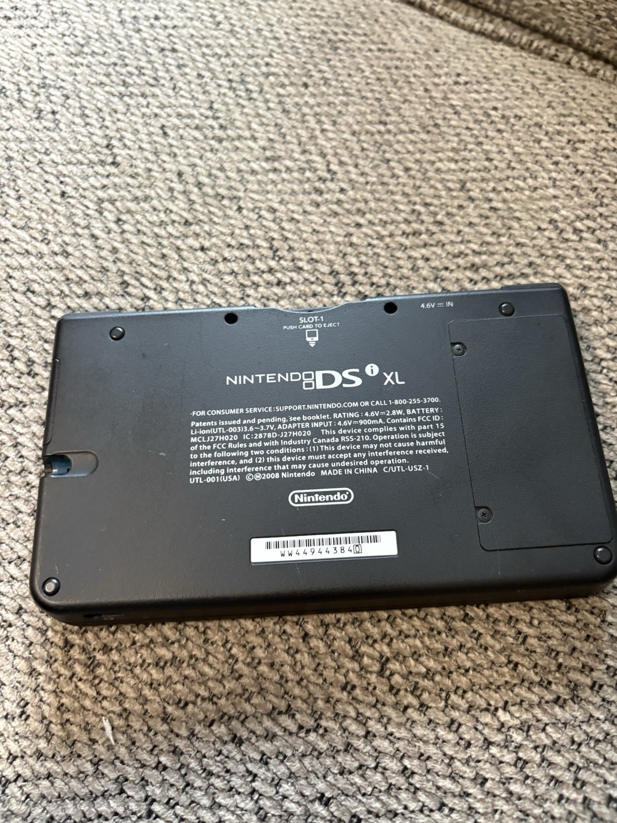 Nintendo DSi XL Handheld Game Console UTL-001 Midnight Blue