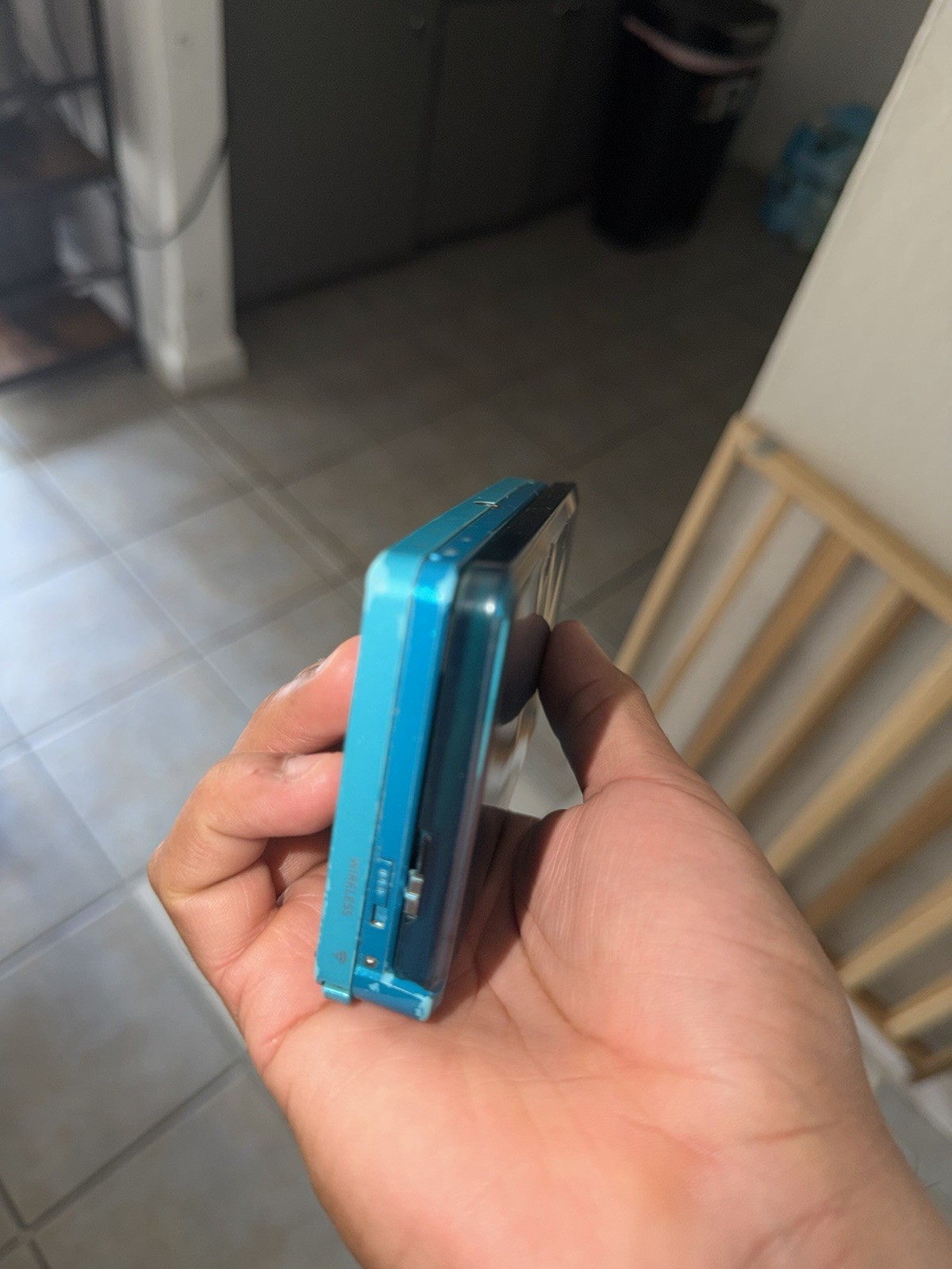Nintendo 3DS Aqua Blue Handheld Console Touchscreen, 2GB NTSC-U/C CTR-001