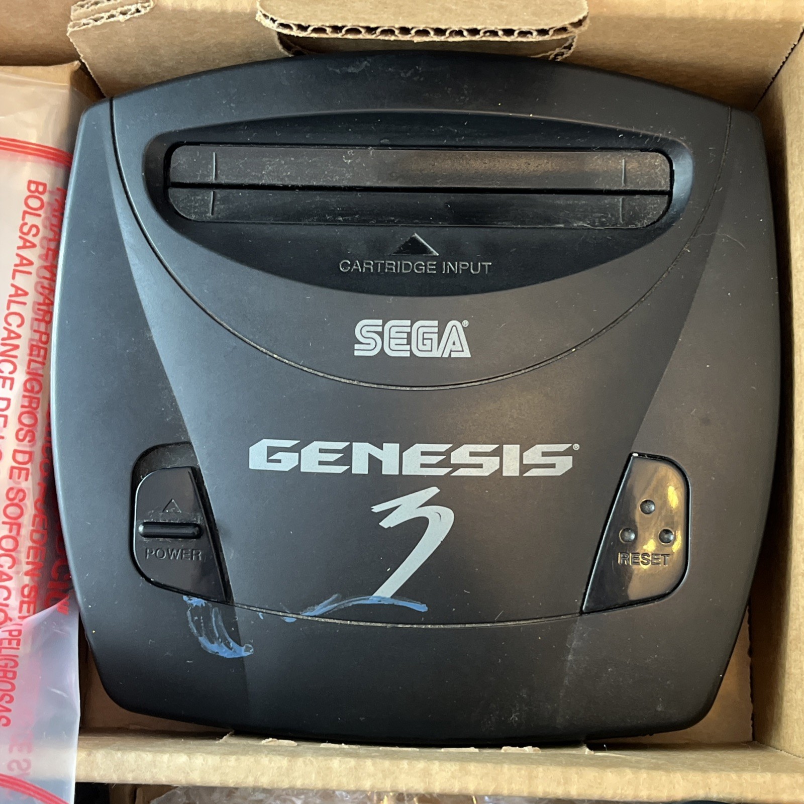 SEGA GENESIS The Core System 3 16 Bit Video Entertainment System Untested AS IS