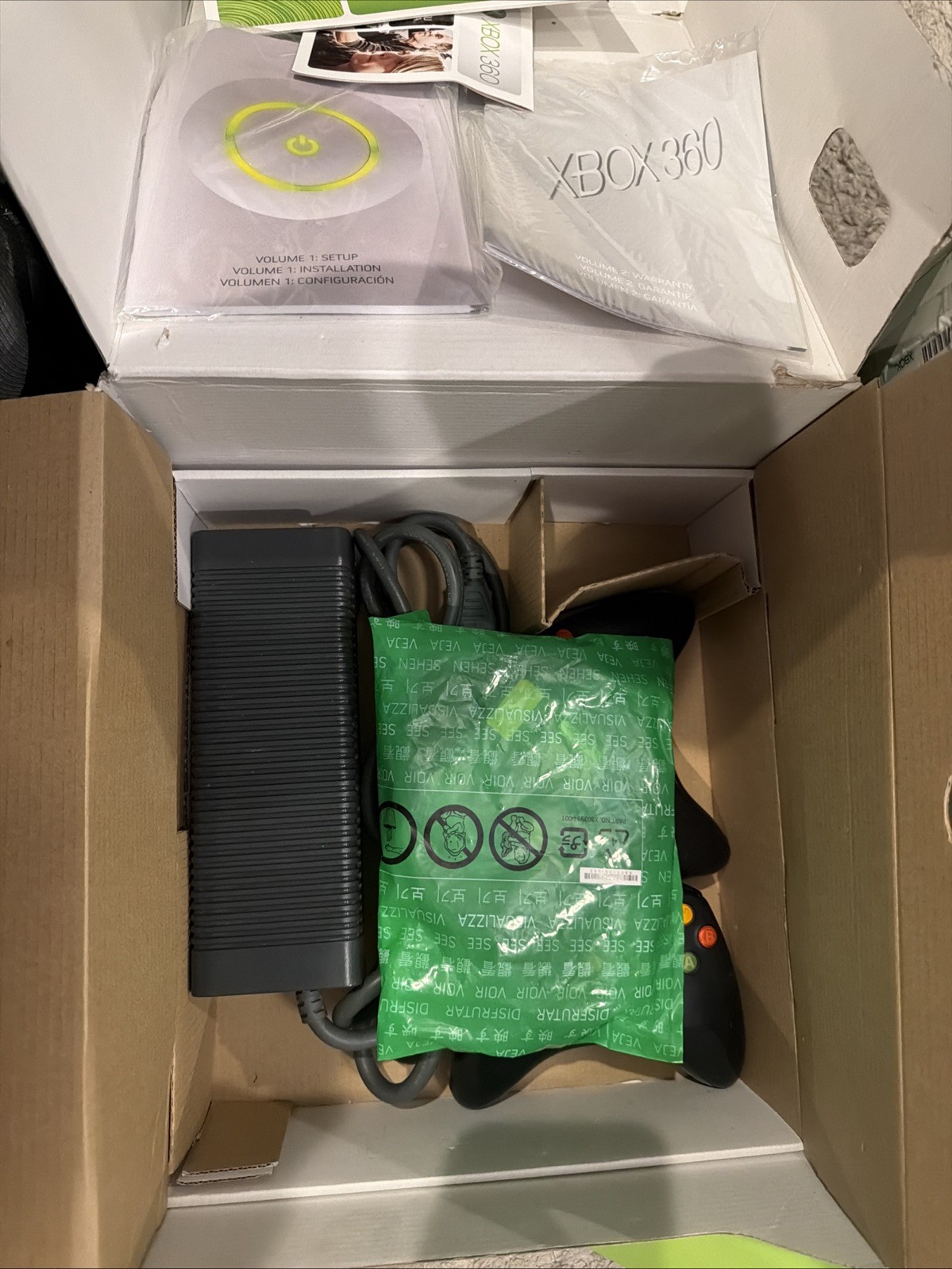 Xbox 360 Arcade White Console Complete CIB Box Sealed Manual Tested Working