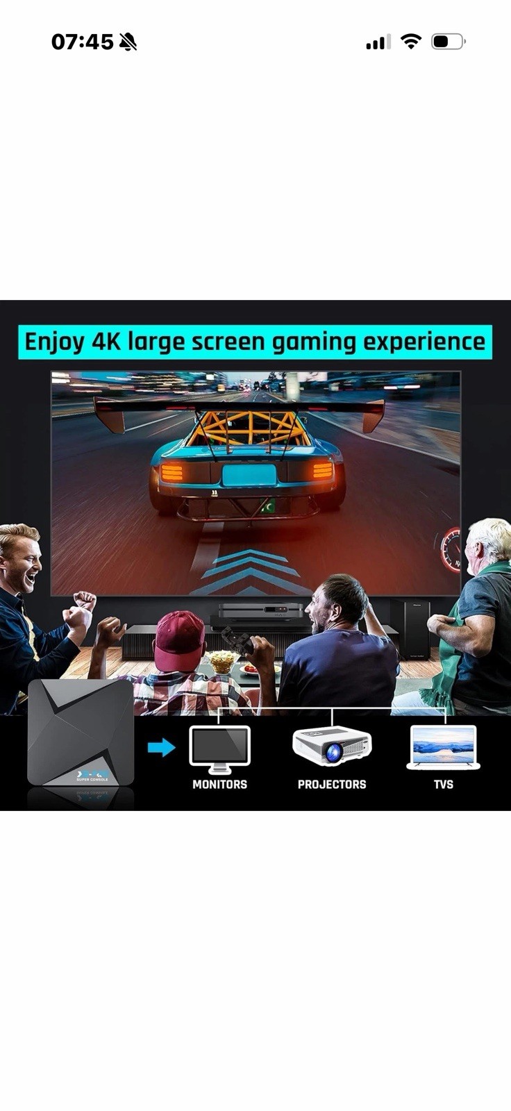 Super Console X2 Pro Retro Game Console 70000+ Games PS1 DC MAME SS +Gamepad