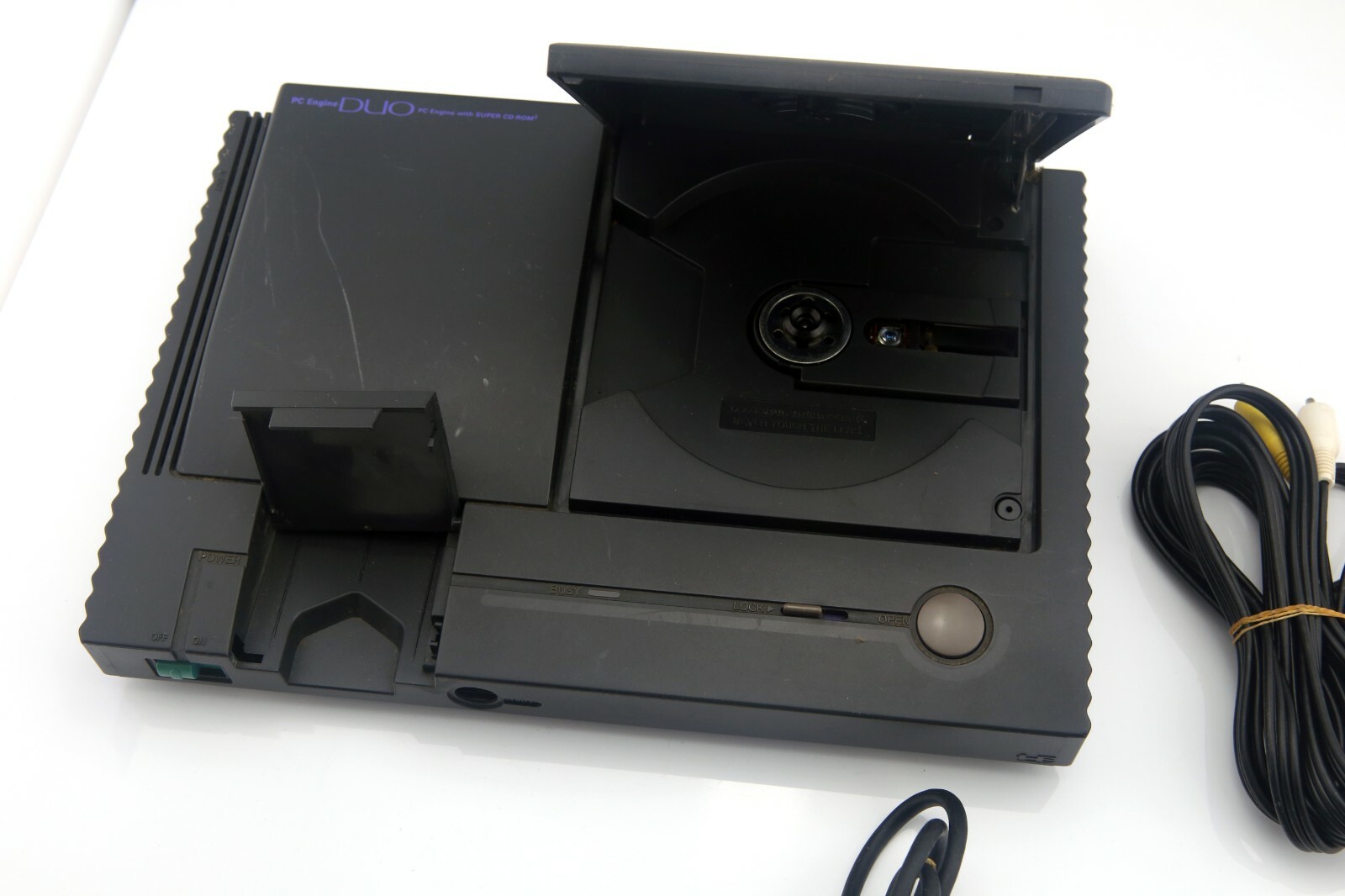PC Engine Duo Console PCE Black Japan NEC PITG8 system US Seller Please Read