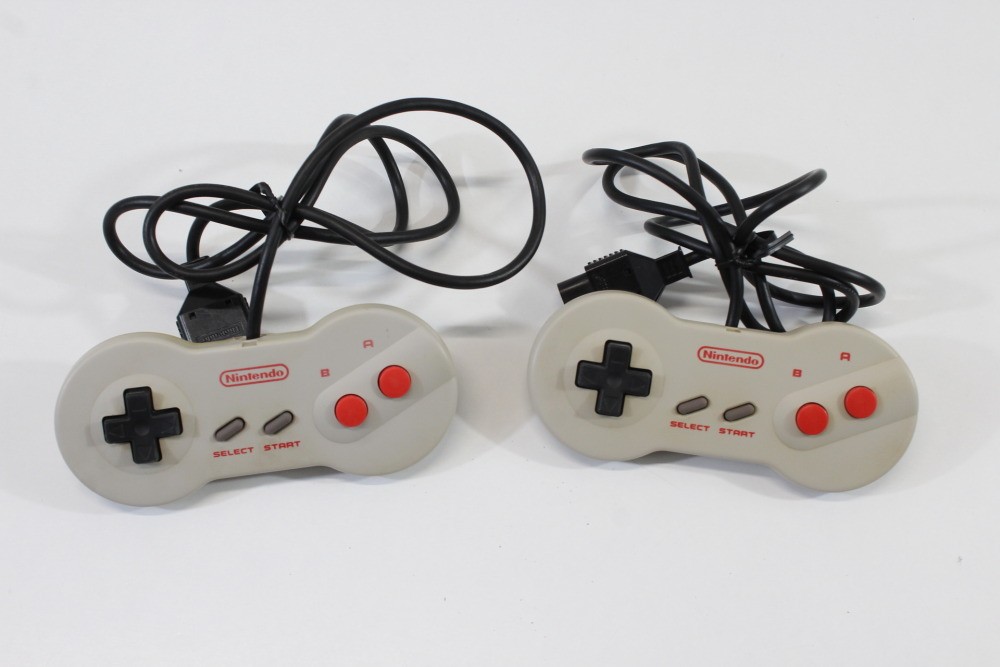 Nintendo AV New Famicom Console FC HVC-101 Controller x2 AC AV Bundle Japan #2