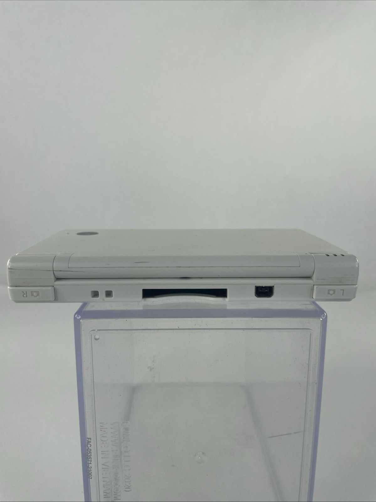 Nintendo DSi Launch Edition White W Charger And 3D Printed Stand TESTED