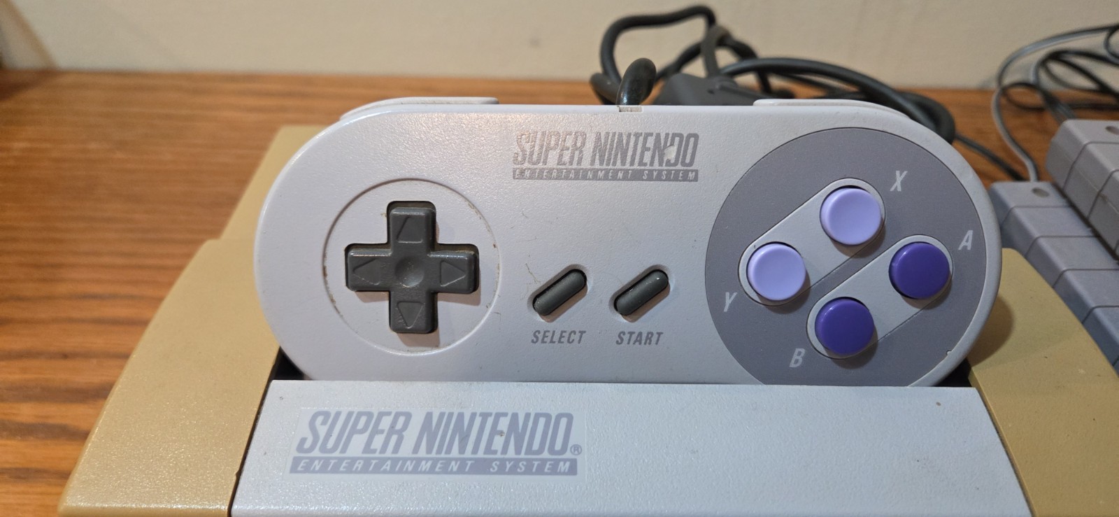 Super Nintendo Entertainment System Console Complete | 1 Controller + 4 Games