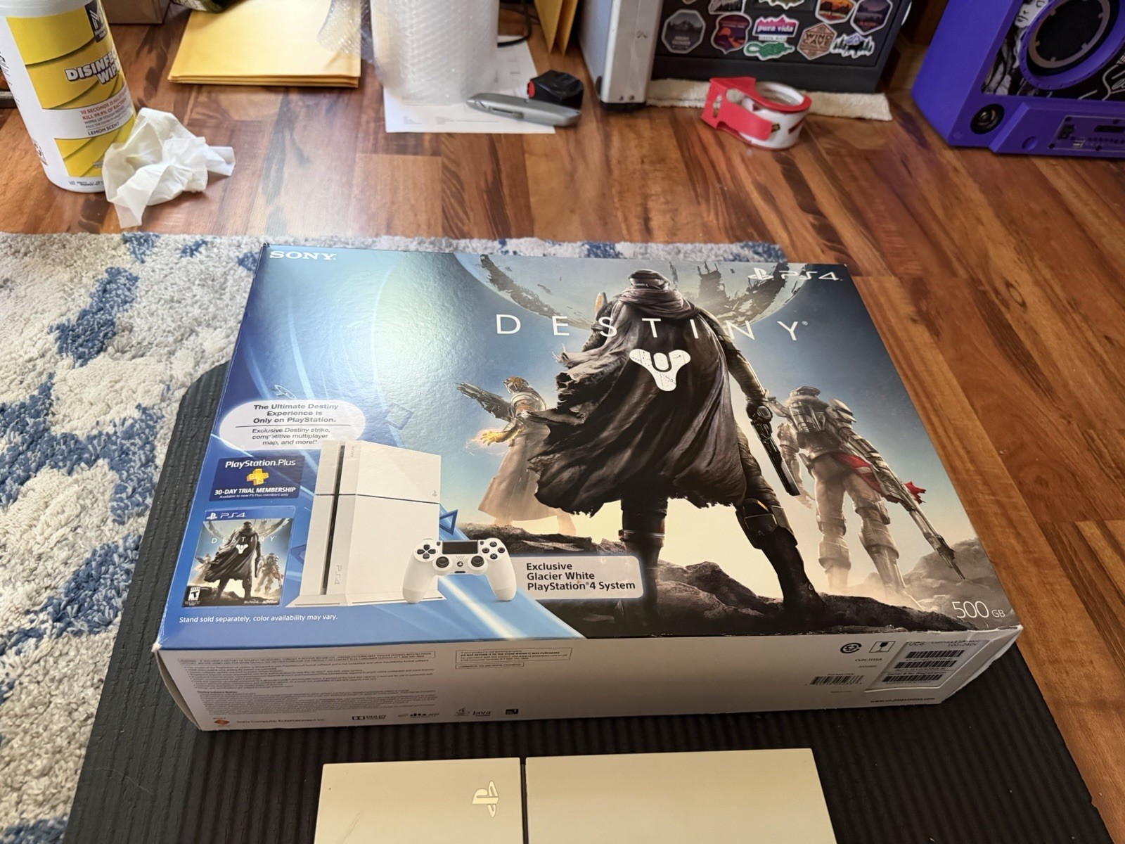 PS4 Glacier White Destiny Edition Bundle – 2TB UPGRADE – 3 Controllers