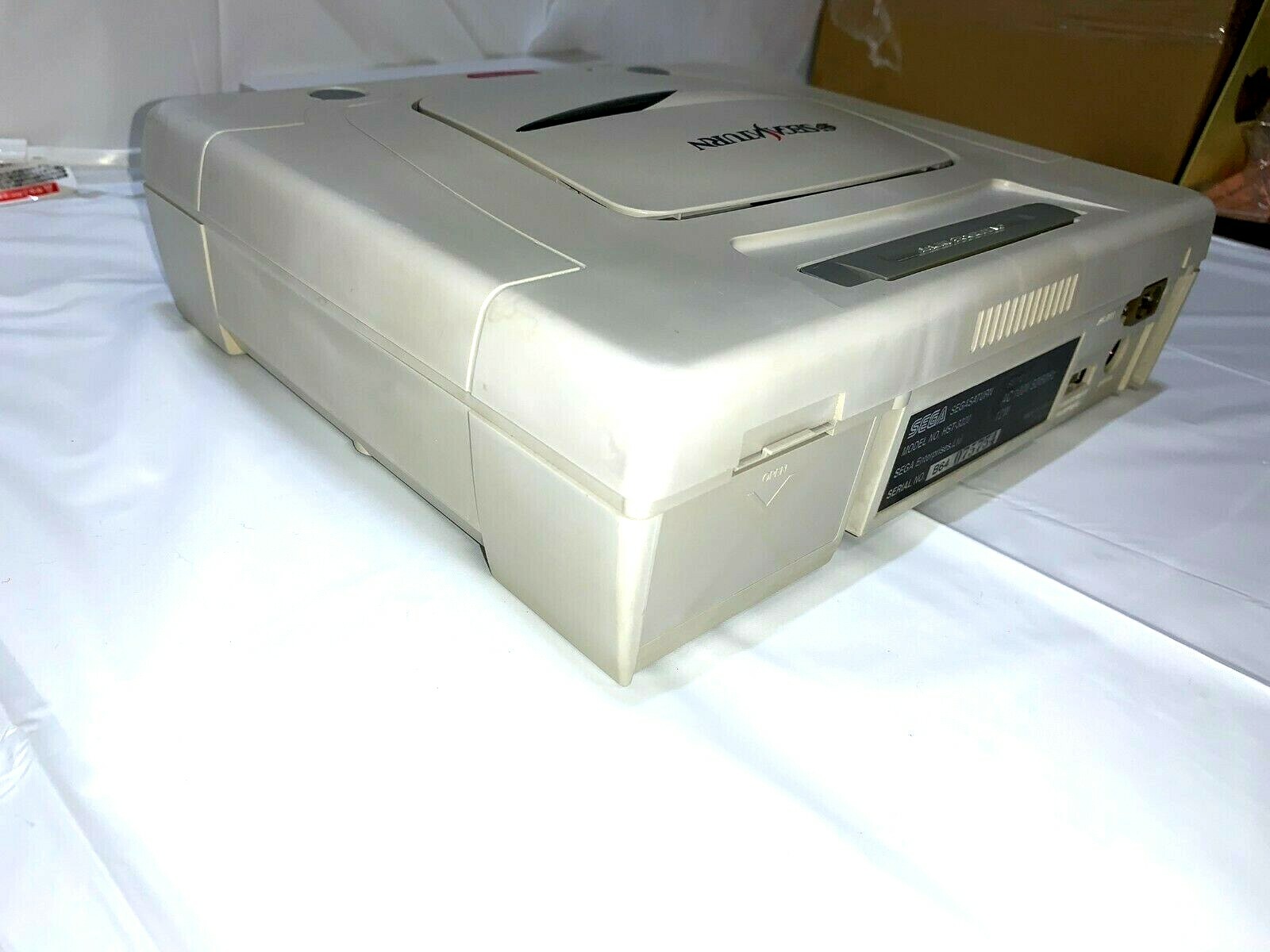 Sega Saturn WHITE Console Tested System HST-3220 JAPAN «NTSC-J» clean up inside