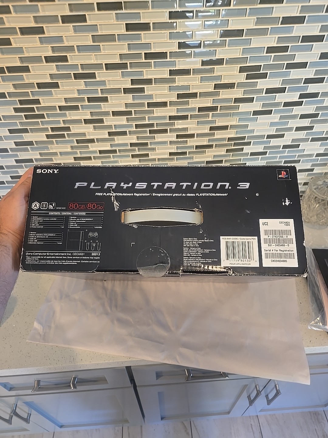 PlayStation 3 80GB Console Box ONLY