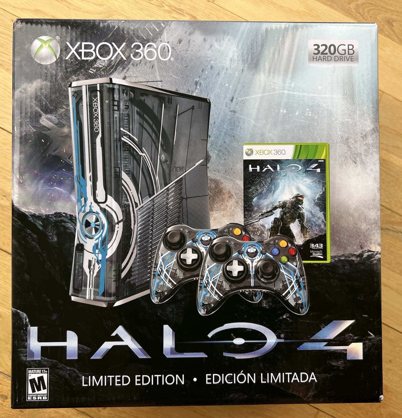 Xbox 360 Halo 4 Console New Sealed Limited Edition Microsoft 320GB Hard Drive