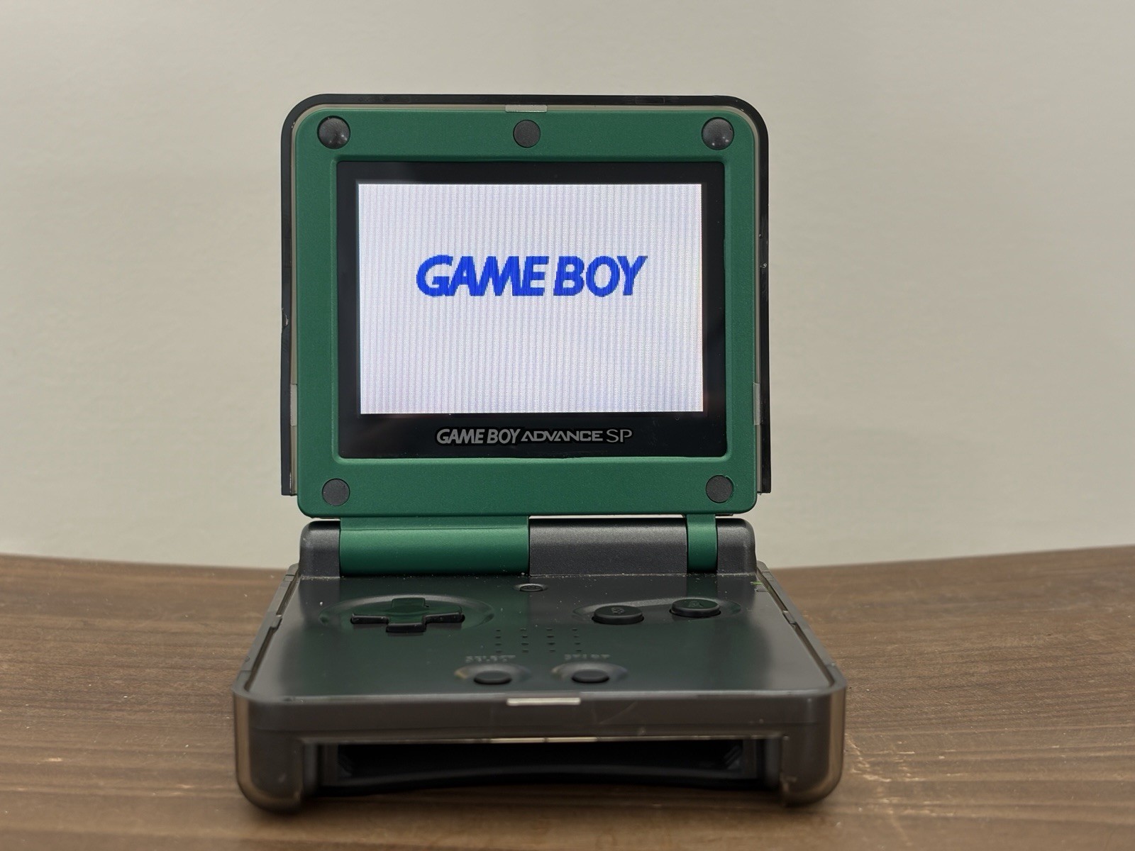 Nintendo Game Boy Advance SP AGS-101 Black Green | Tested Working |