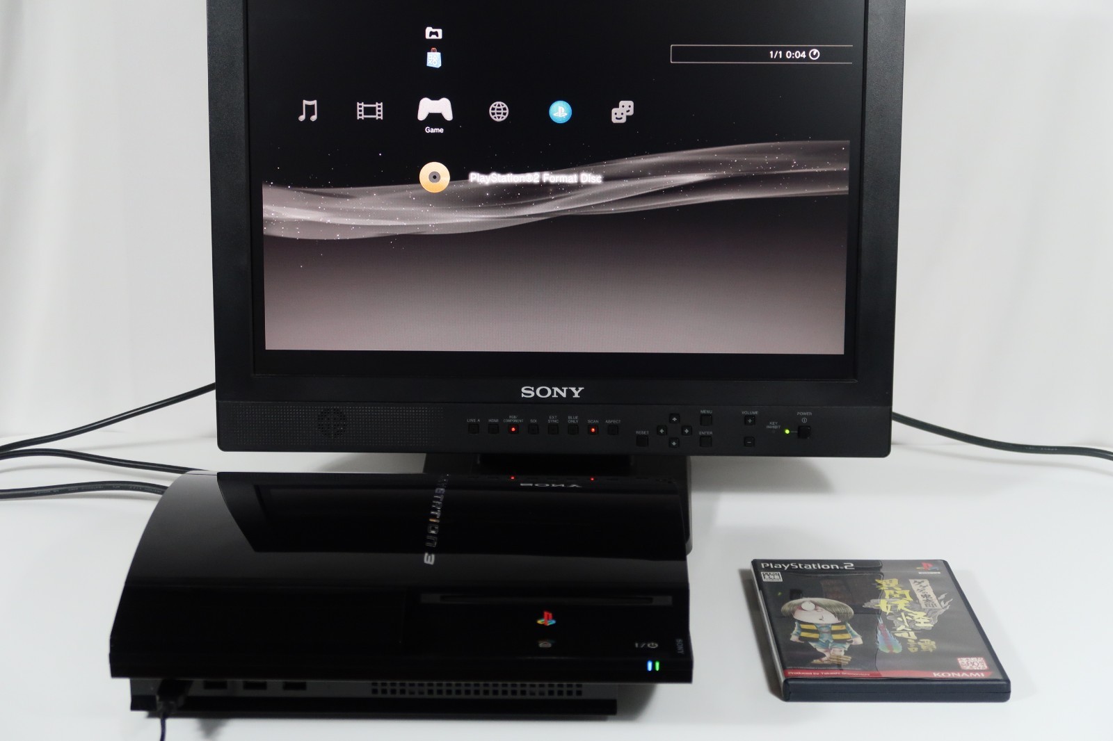 Sony PlayStation 3 PS3 CECHB00 20GB First Black Model Console GAME Tested F/S