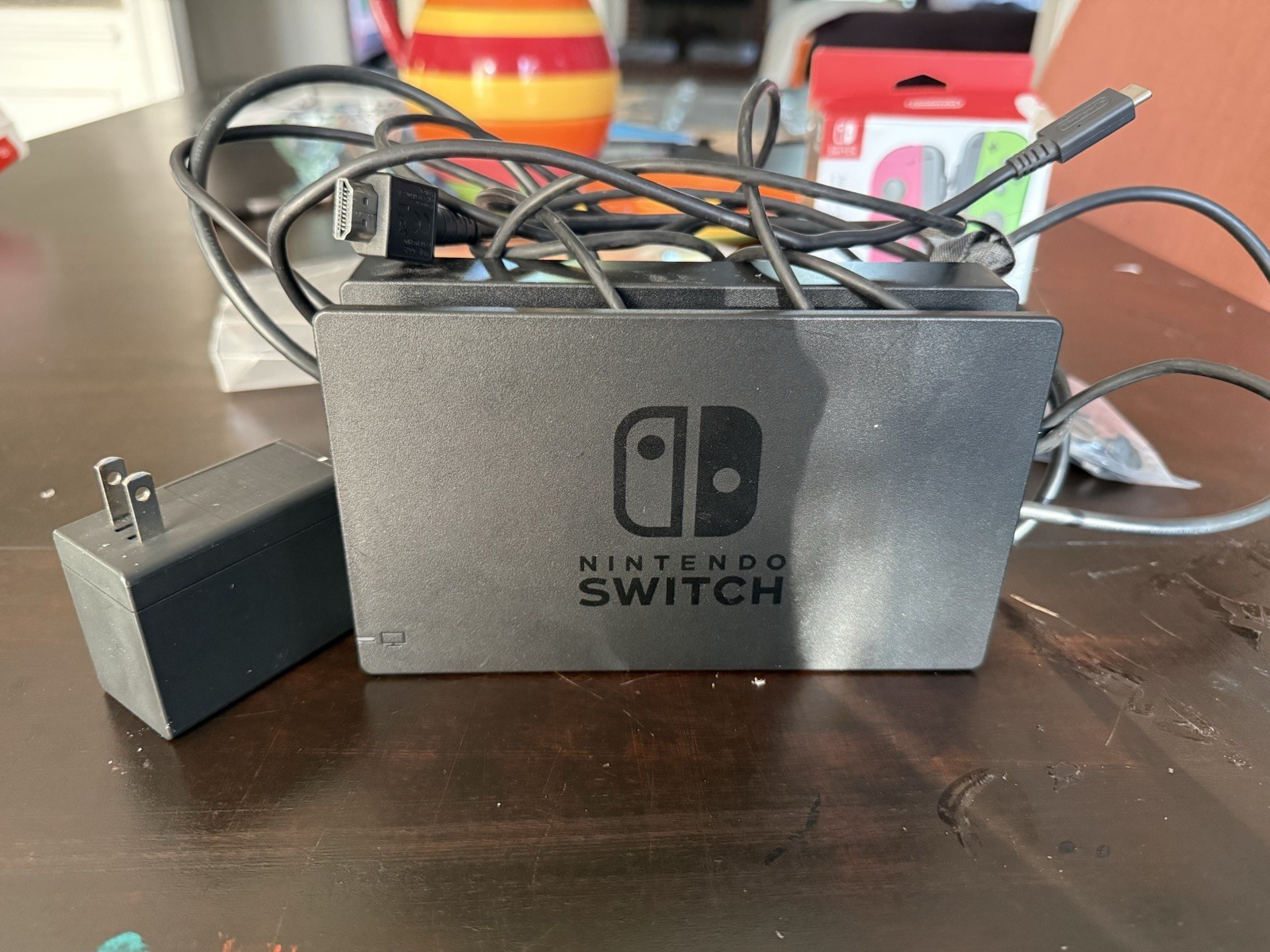 Nintendo Switch 32GB Console 5 Joycons and 64 GB MicroSD Charger and Dock Bundle