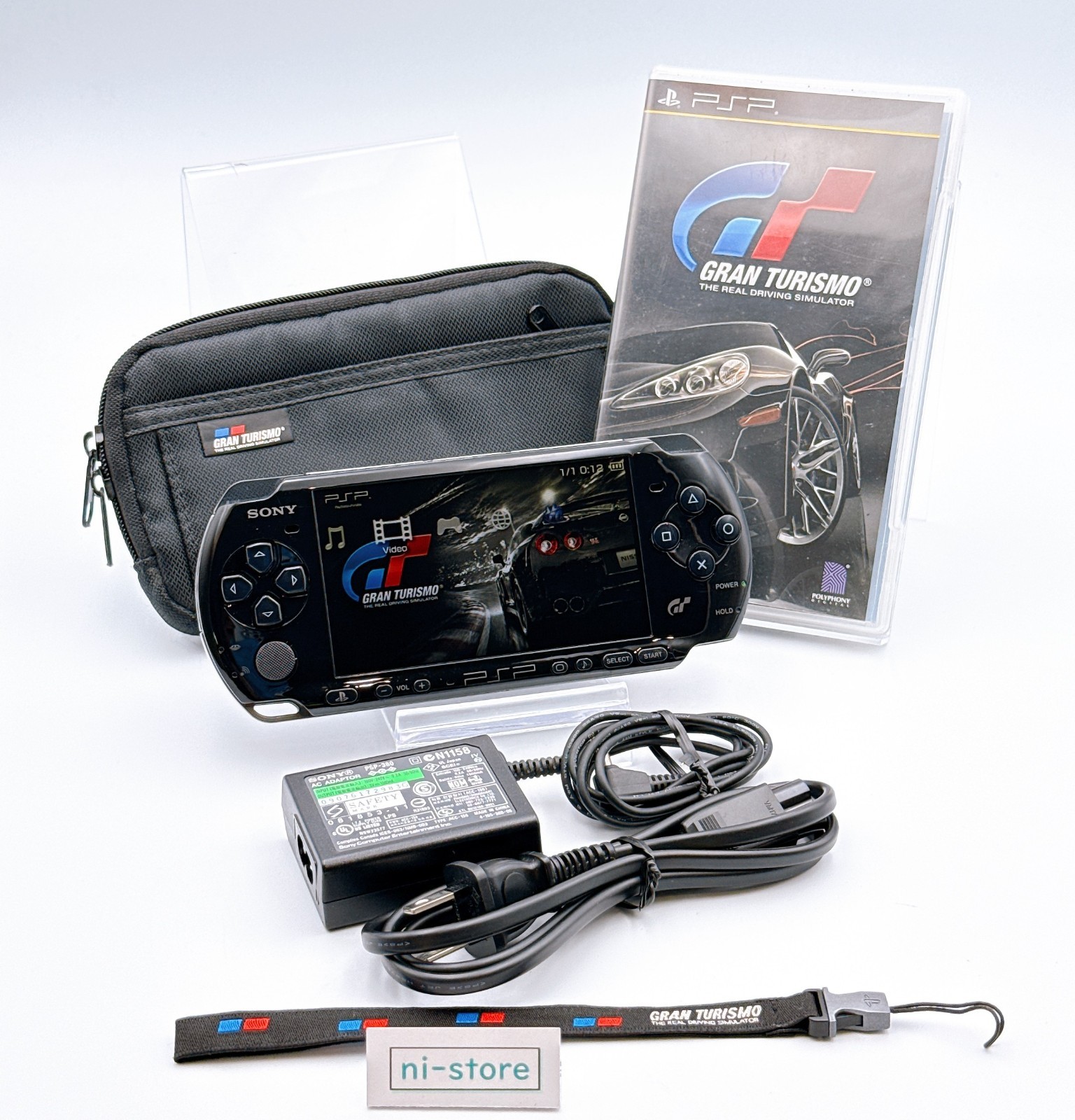 Sony PSP-3000 Console Gran Turismo Limited Region free w/Pouch etc, – Excellent