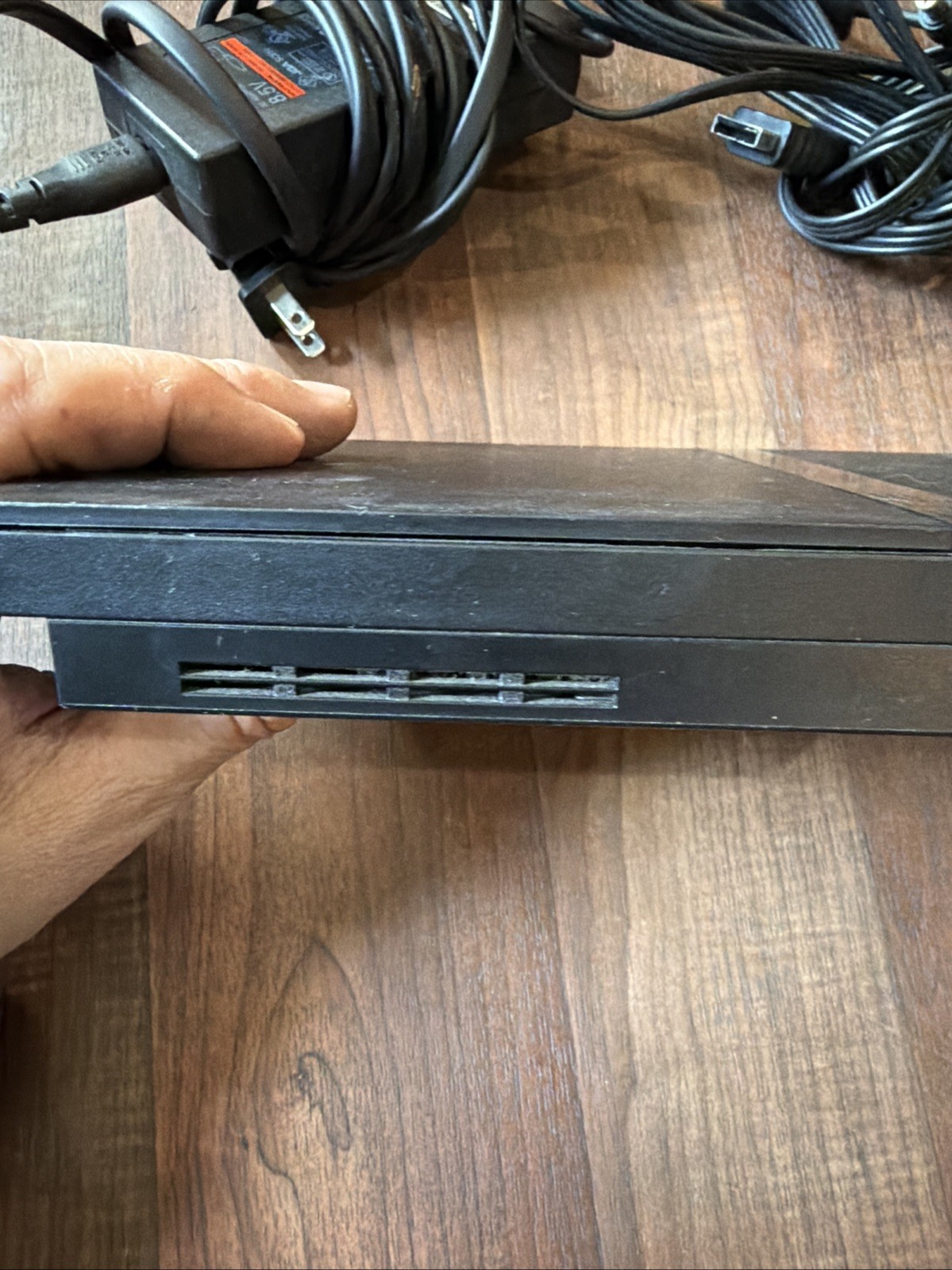 Sony PlayStation 2 PS2 Slim SCPH-77001 Black NTSC-U/C w/ Cables 1 Controller