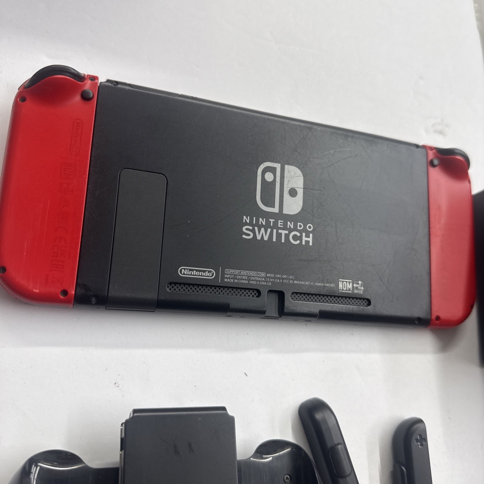 Switch – Nintendo Mario Choose One Bundle 32GB Console – Black Red ***NO GAME***