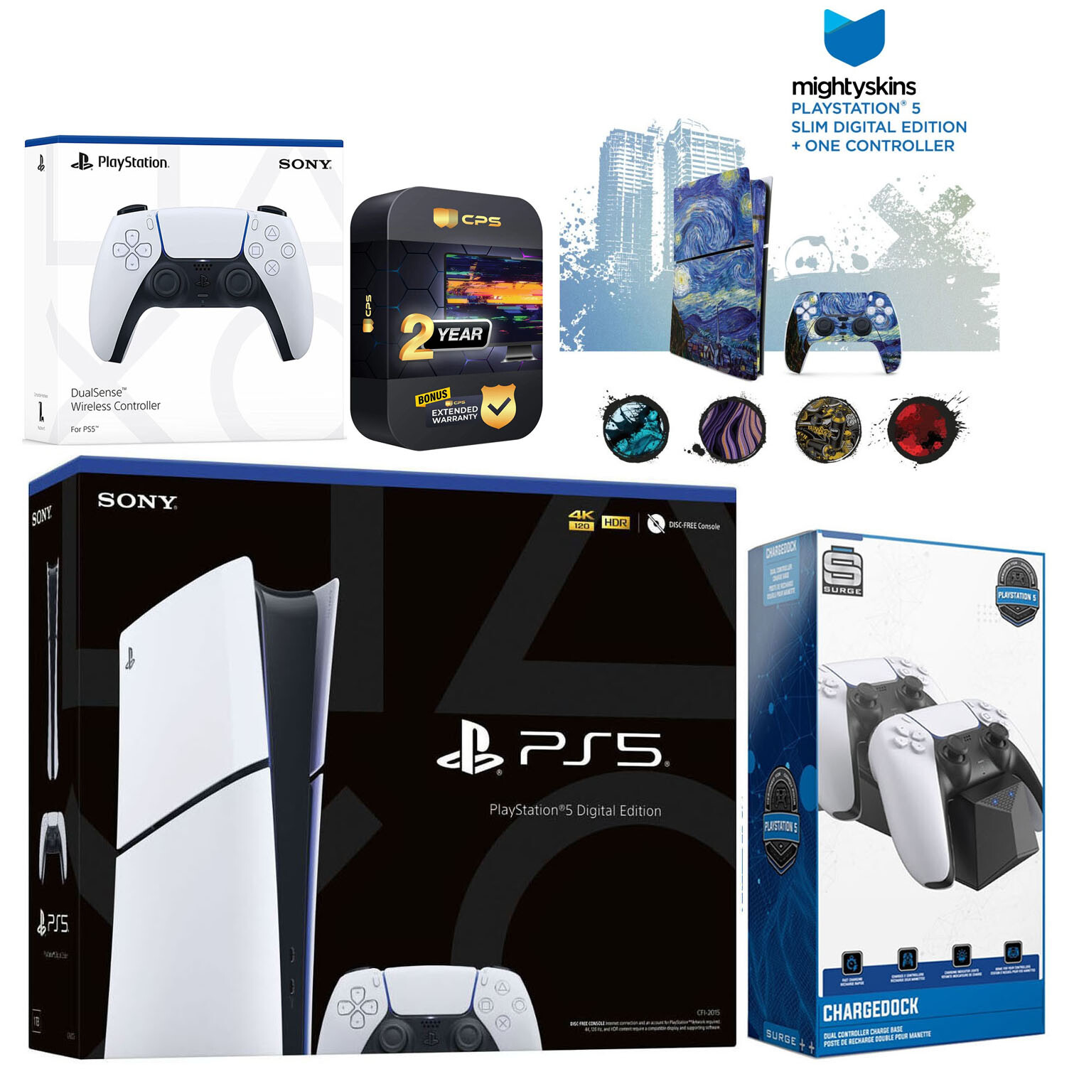 Sony Playstation 5 Slim Digital Console + Controller
