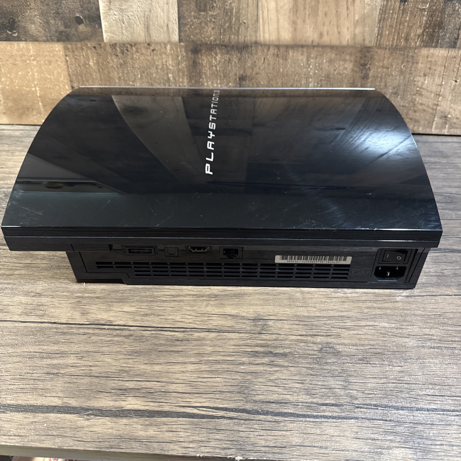 Sony PlayStation 3 PS3 80GB Console CECHL01 Tested Working