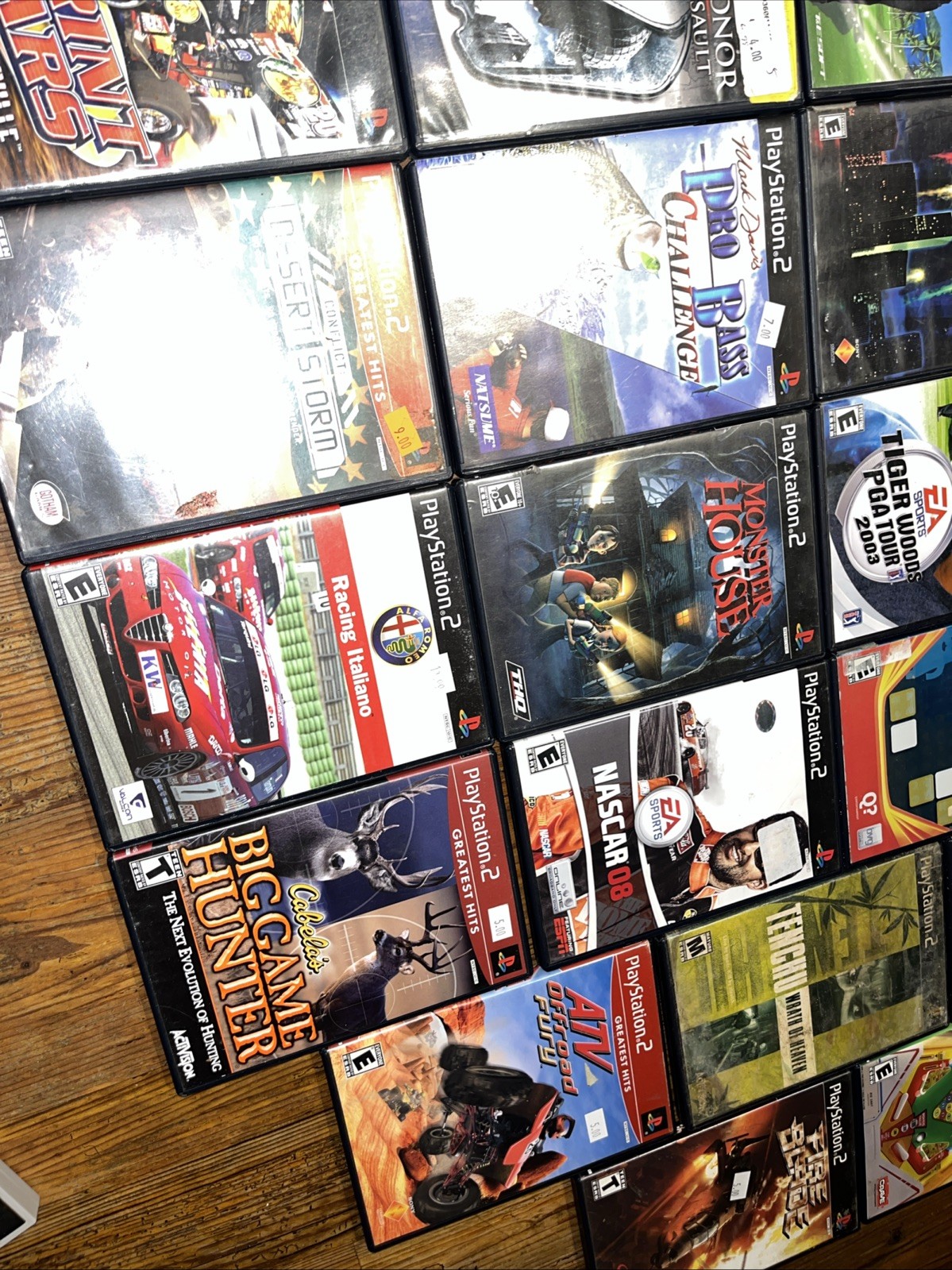 Sony PlayStation 2 PS2 Fat SCPH-35001 Console Bundle 22 Games Tested & Working