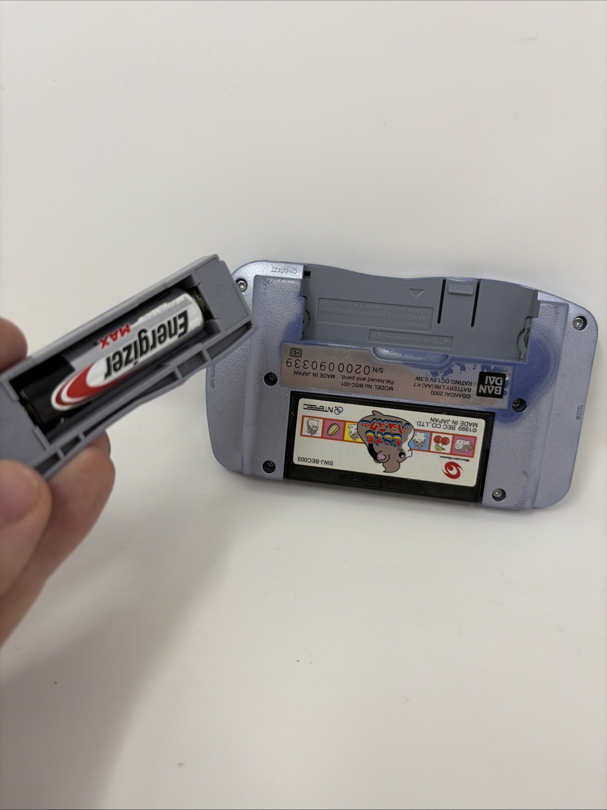WonderSwan Color & Dokodemo Hamster Game – US Seller – Tested & Working!
