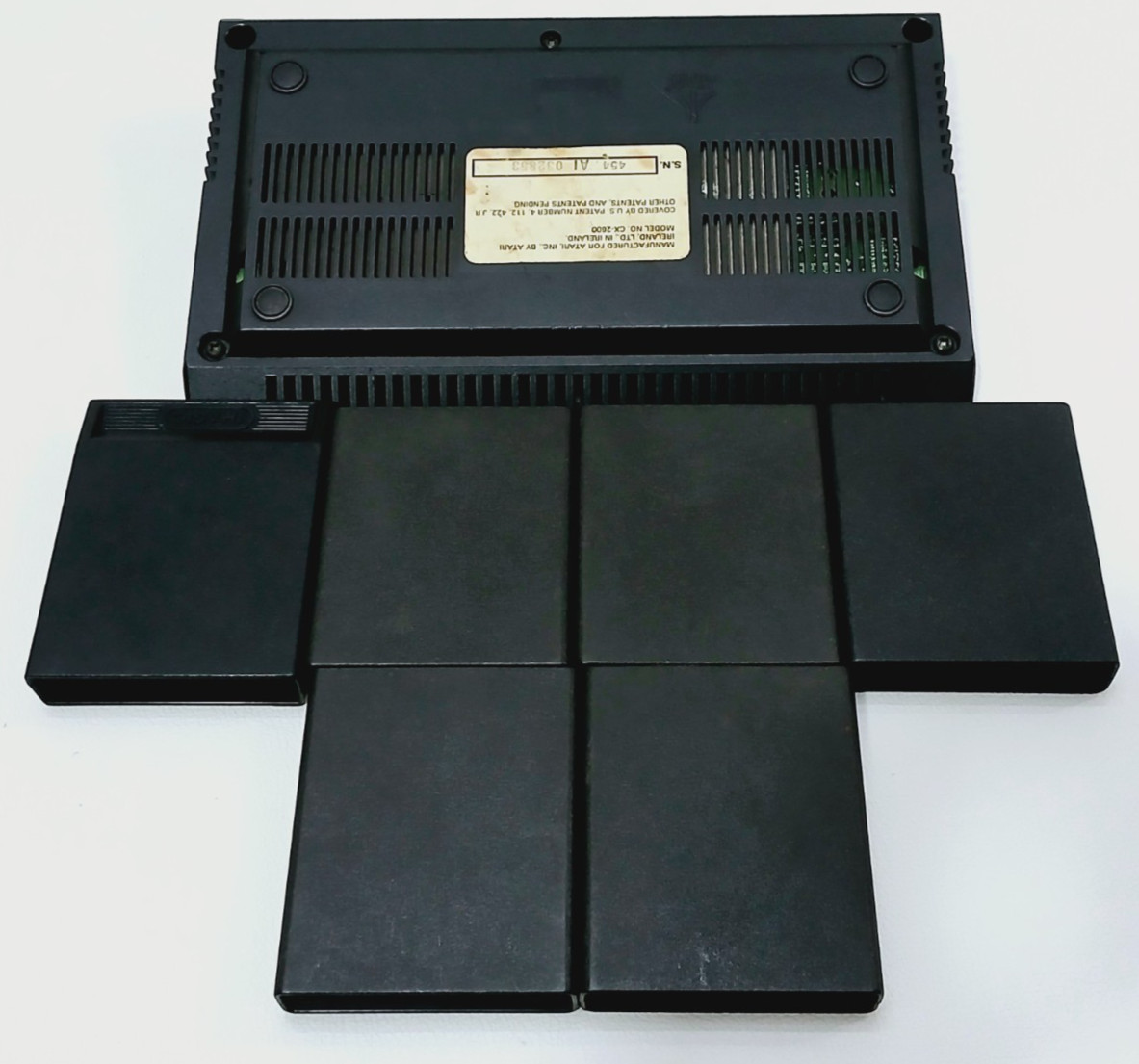 Atari Junior Jr 2600 Vader Black Strip Console with 6 Games. Read Description