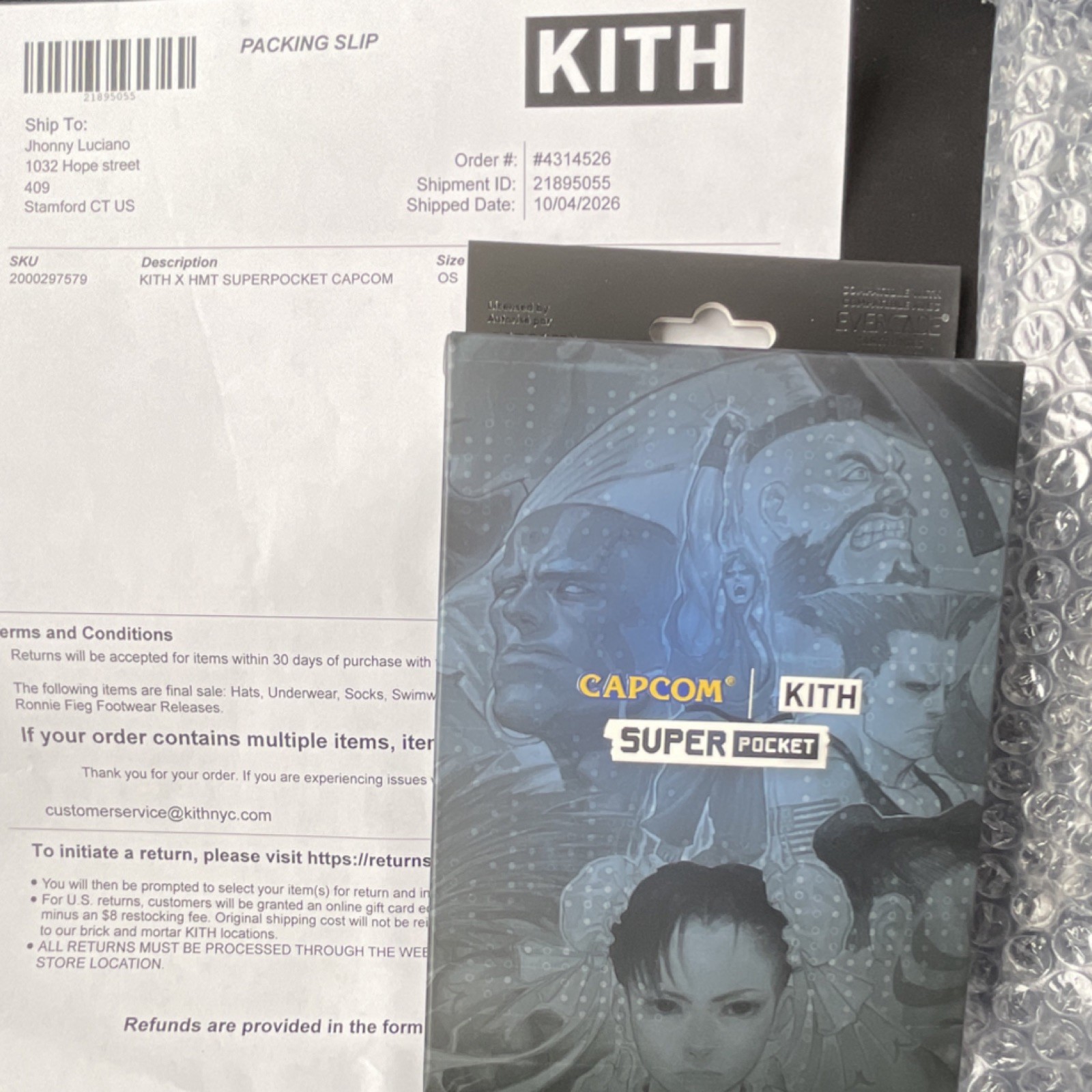 KITH x Capcom Hyper Mega Tech Super Pocket Handheld System Black USB-C IPS