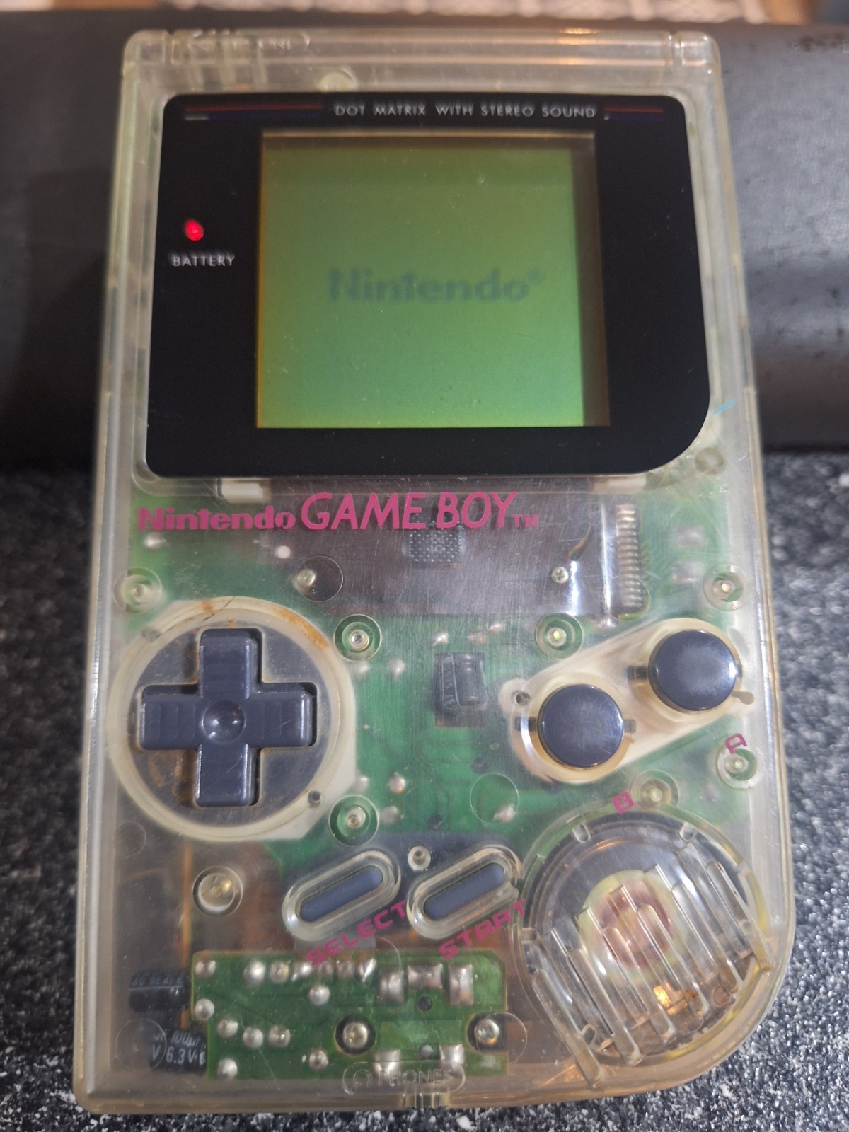 Nintendo Game Boy Original DMG-01 Console Play it Loud Clear TESTED READ