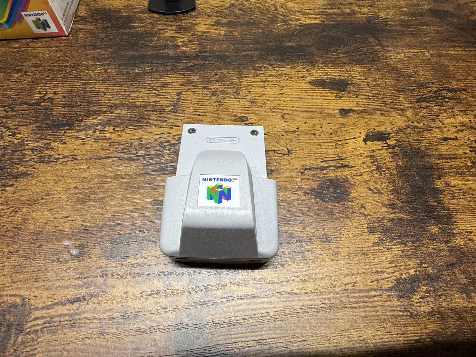 Gold Nintendo 64 Bundle W/ Transfer Pak & Rumble Pak TESTED & WORKING