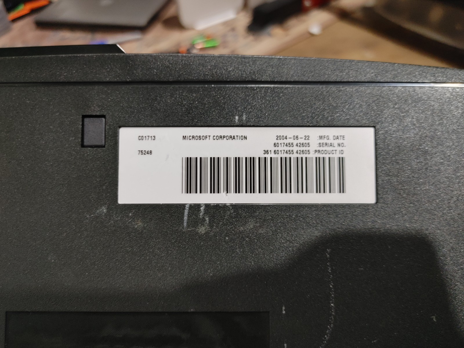 Original Microsoft Xbox Console Only Doesn’t Read Games Needs Repaired Parts