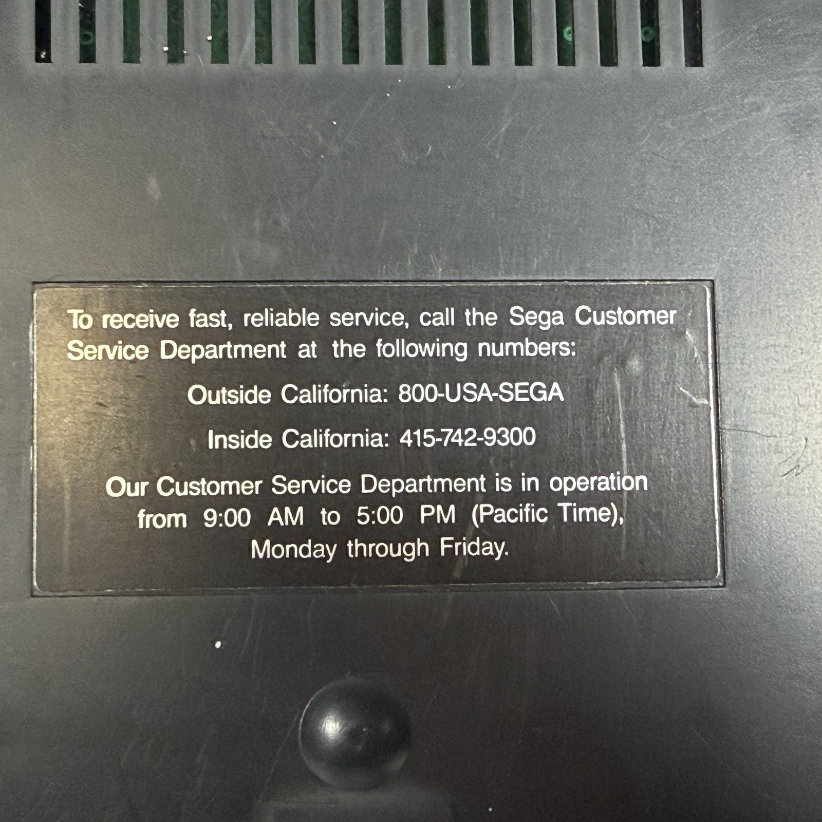 Sega Master System Power Base Console – For Parts NOT TESTED READ Attic Find!￼
