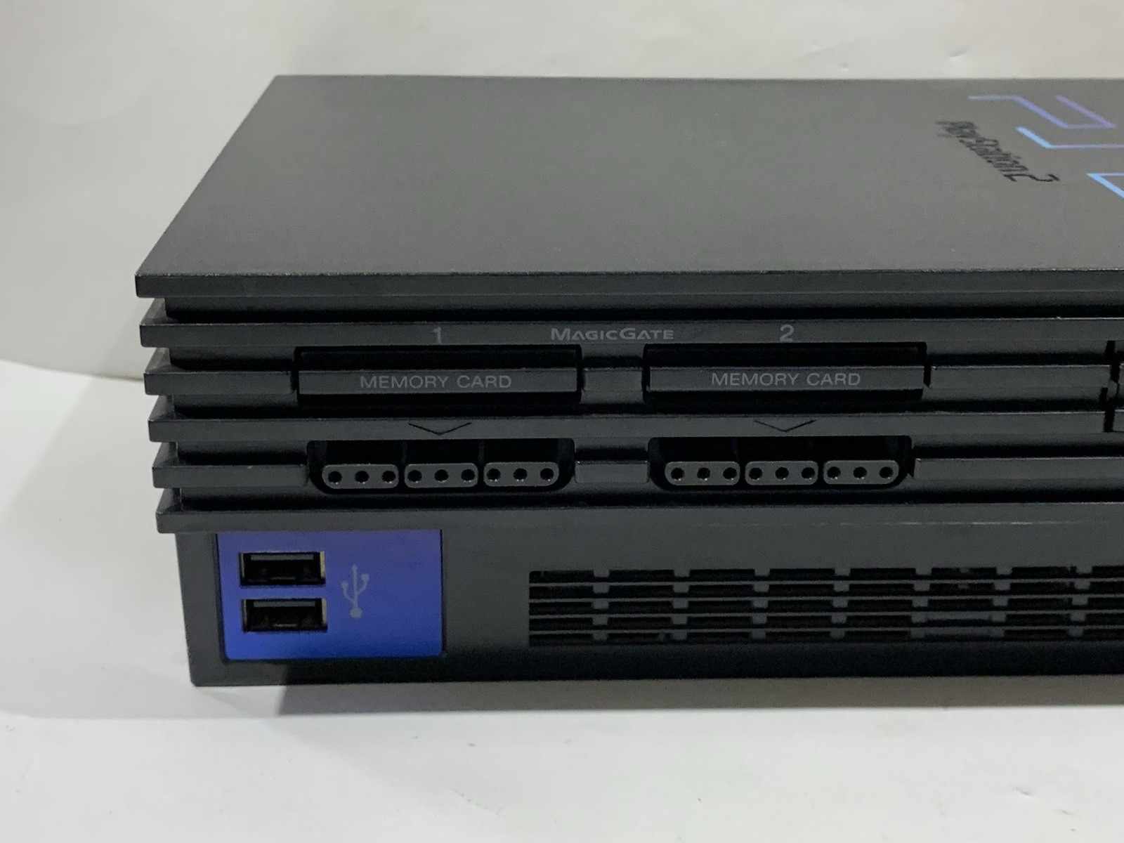 PS2 Midnight Black Limited PlayStation 2 SCPH-50000 FAT CONSOLE Working READ