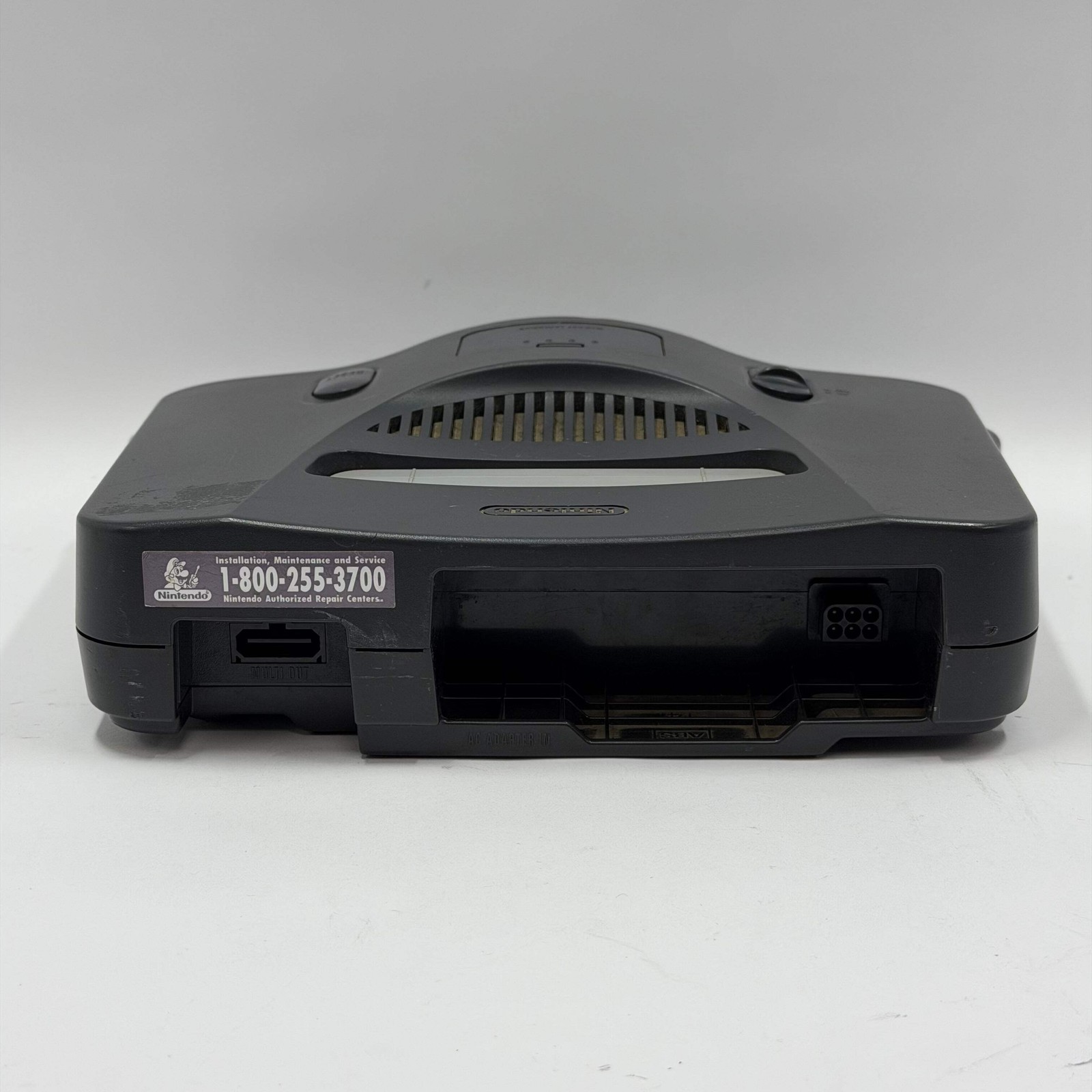 Nintendo 64 N64 Console Gaming System Only NUS-001 Black Console Only No Jumer P