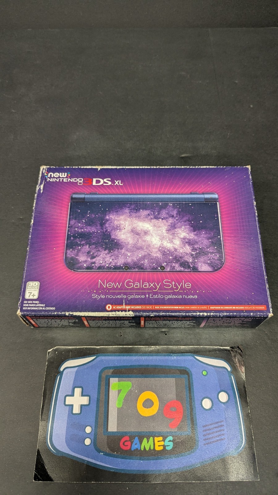 New Nintendo 3DS XL Galaxy Edition Handheld System Purple CIB Complete Tested