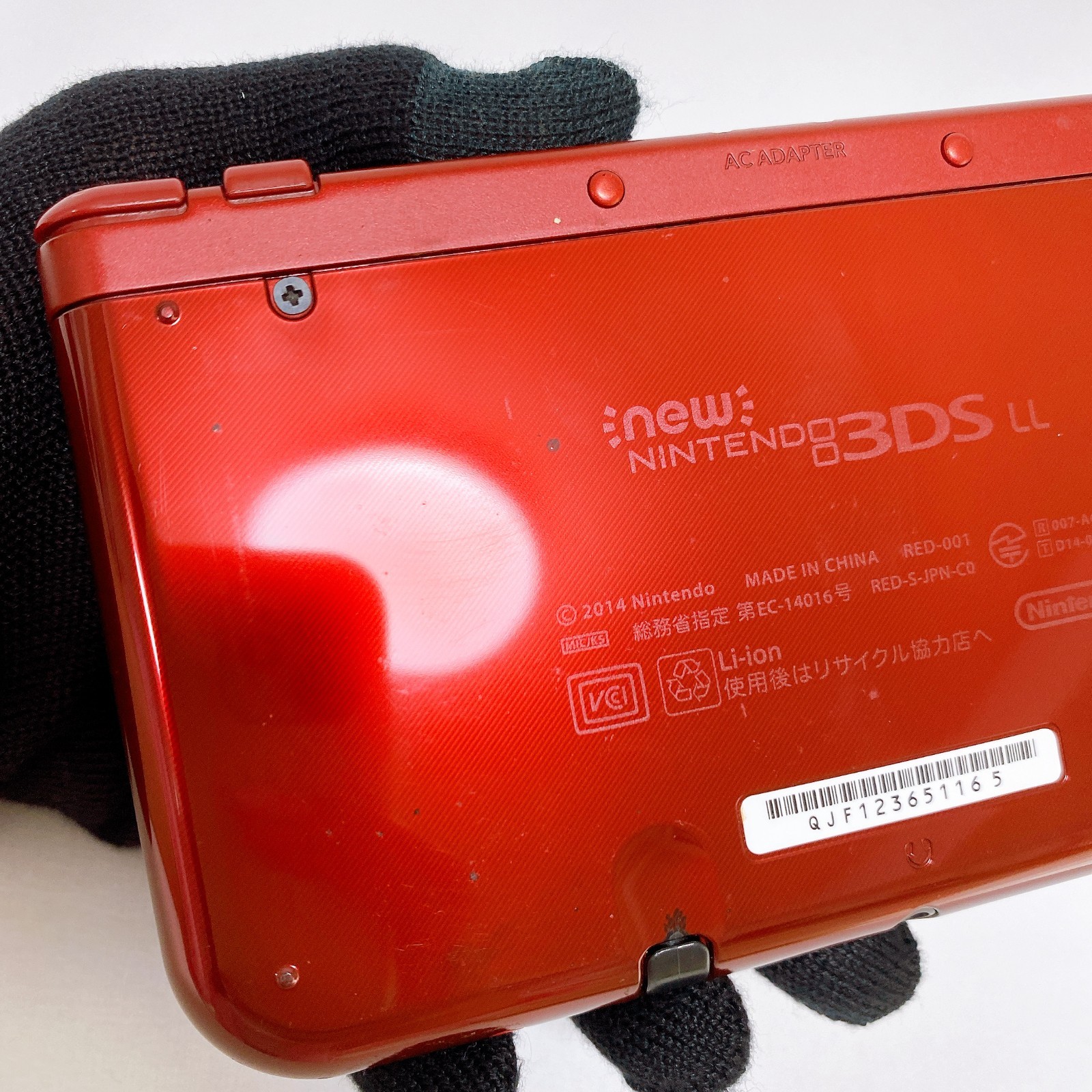 【Dual IPS】New Nintendo 3DS LL XL Metallic Red Console Stylus Japan Tested Rank A