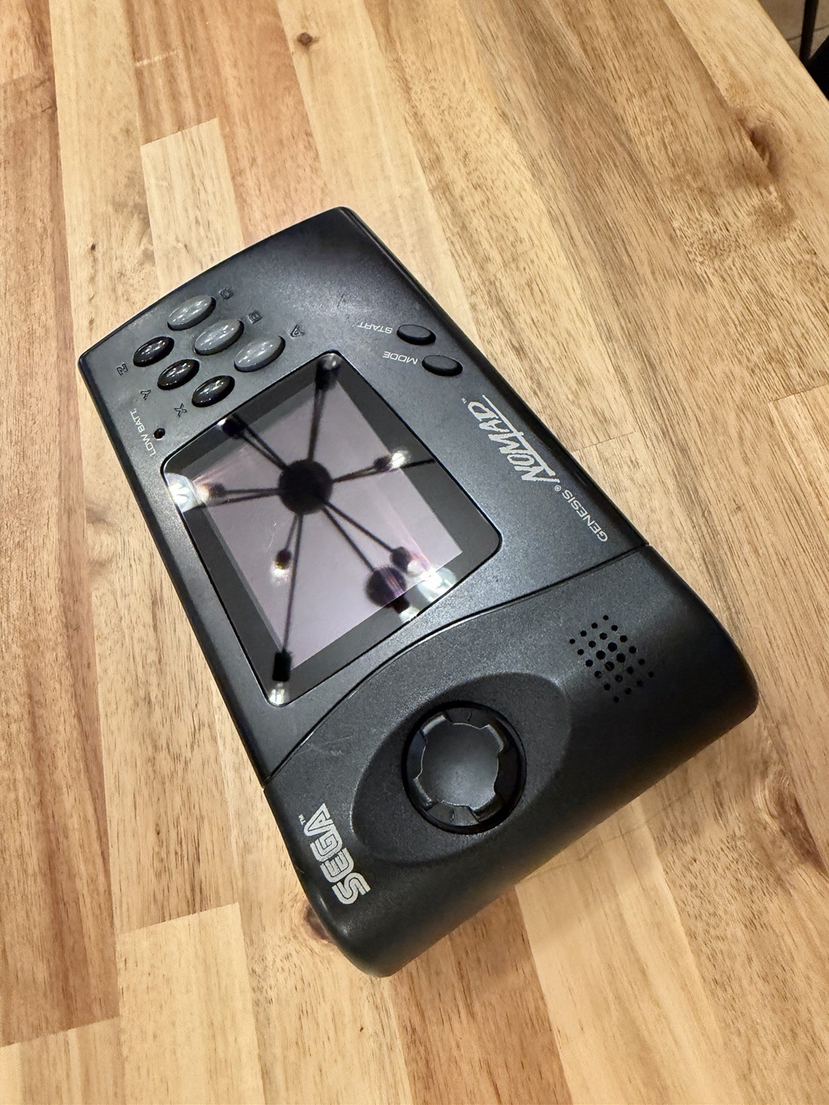 *RESTORED* OEM recapped SEGA Genesis Nomad bundle + aa battery pack