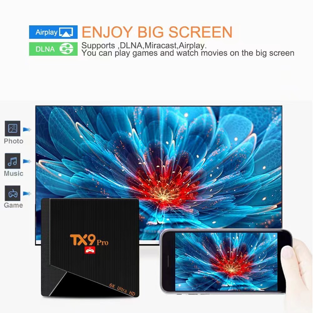Smart TV Box & Game Box 9,000
