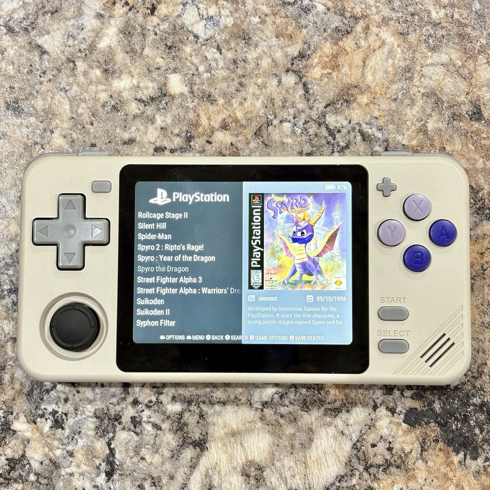 New PowKiddy RGB10X Gaming Handheld New 64GB Card Custom Loaded Ready To Play