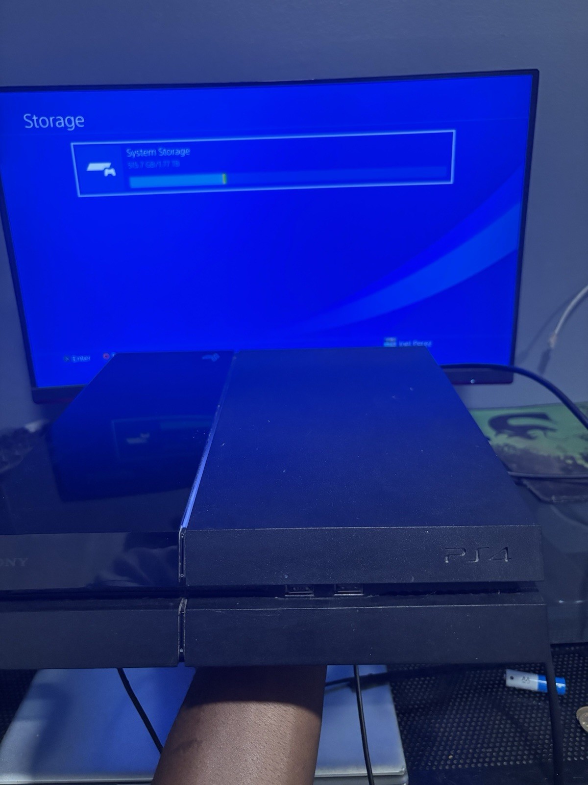 Sony Playstation 4 2TB Upgraded Console + Controller + Power Cable – Tested