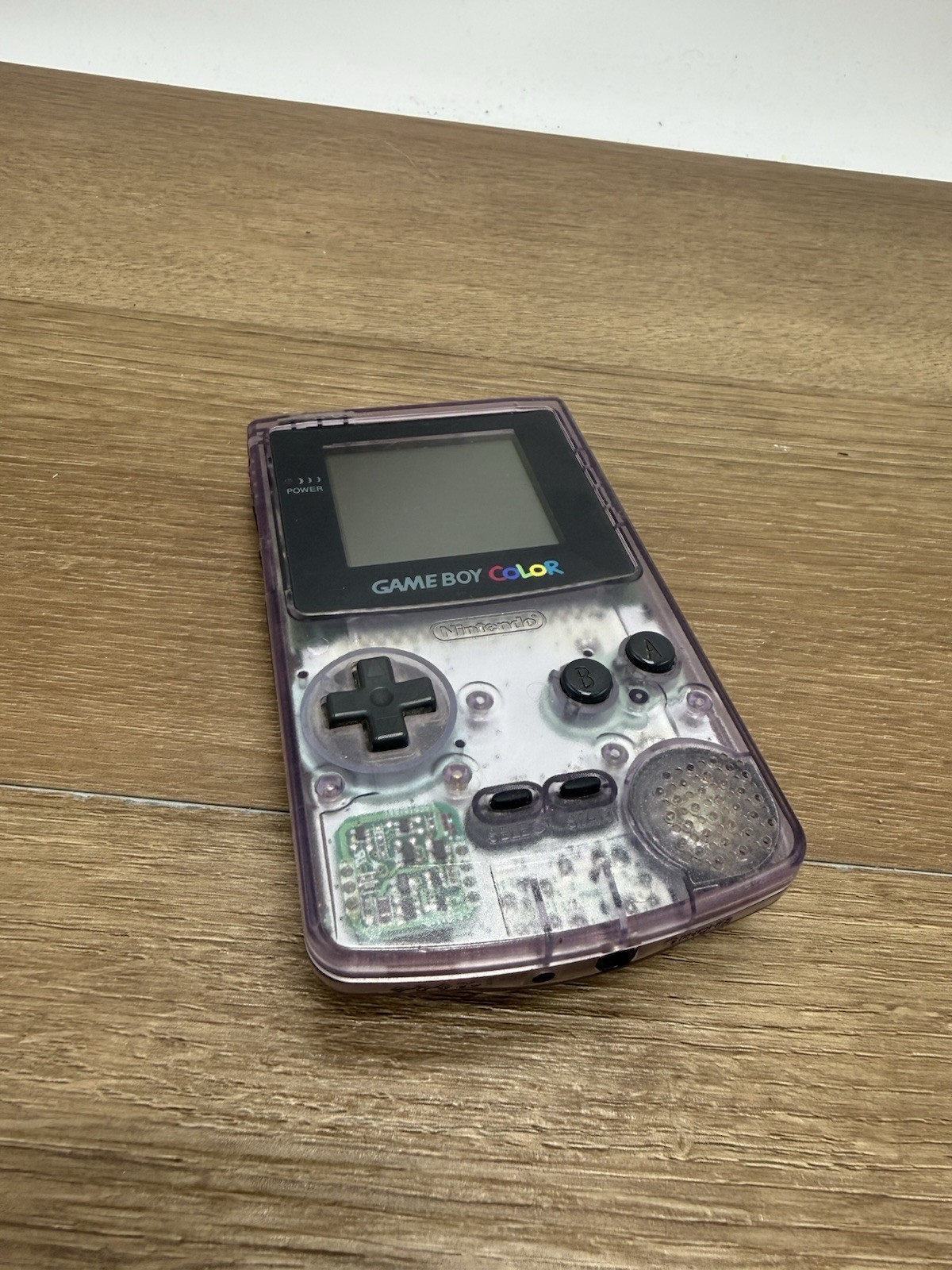 Nintendo Game Boy Color- Atomic Purple – Bundle w/ 7 Games *NO SOUND*