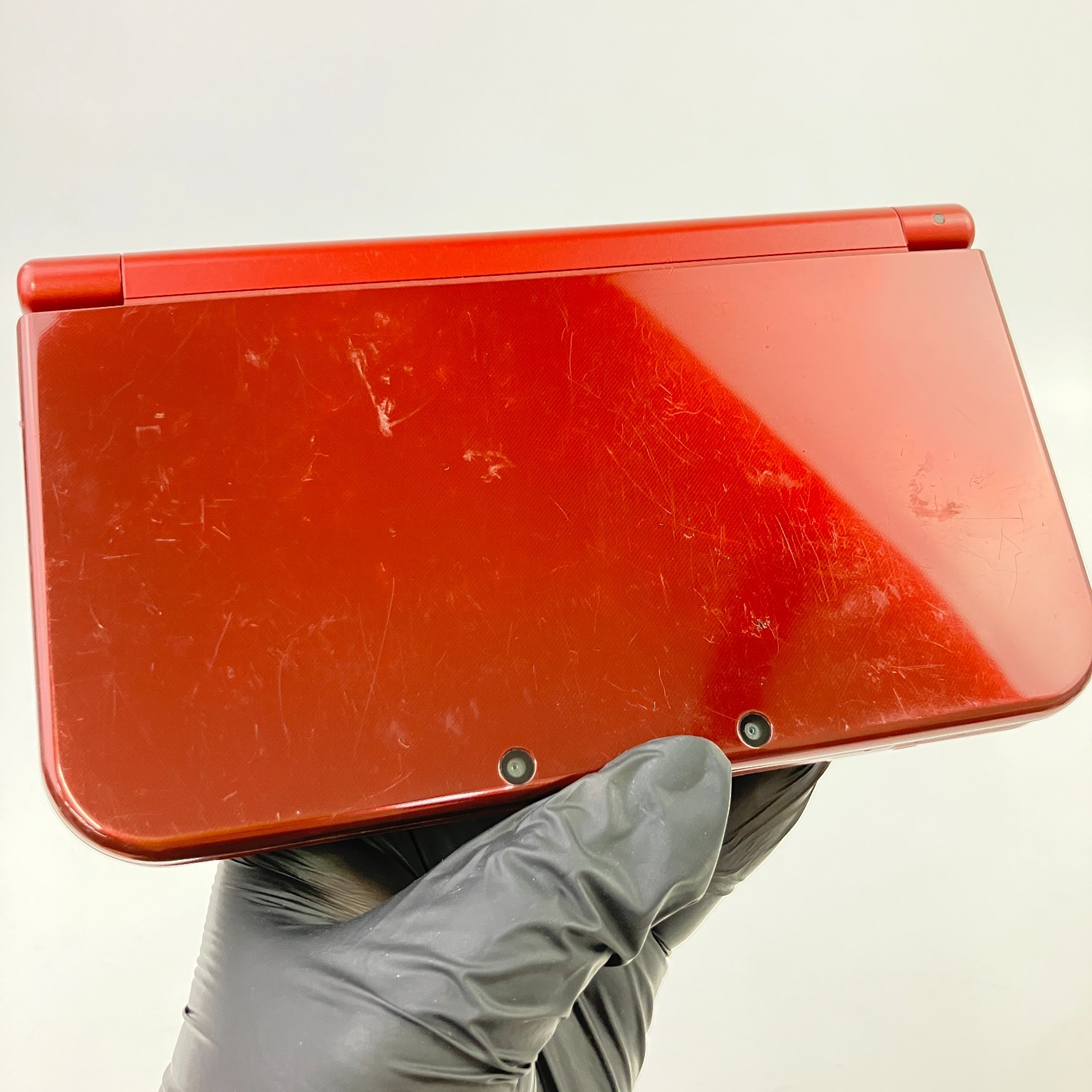 Nintendo new 3DS LL XL Metallic Red Console Rank A Region Japanese Only 43