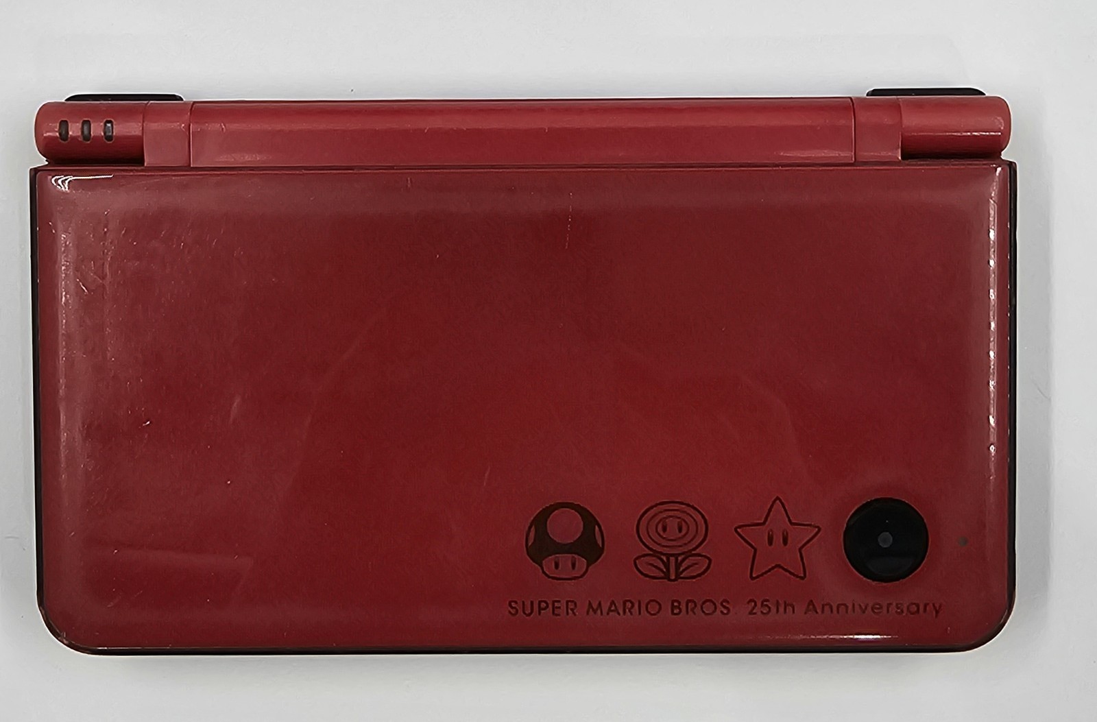 Nintendo DSi XL Super Mario Bros 25th Anniversary Red~ Charger, Case Tested