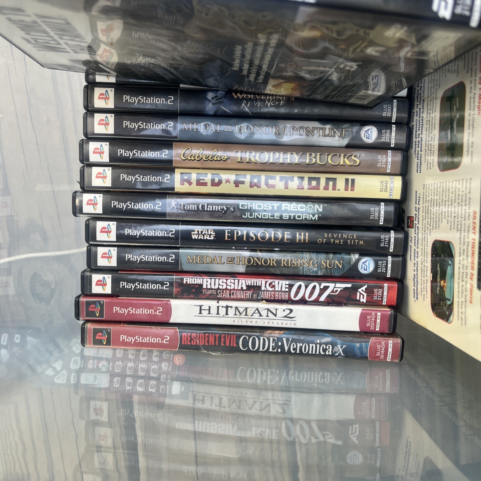 Sony PlayStation 2 PS2 SCPH-77001 w/ Controller cables & 38 Games Tested