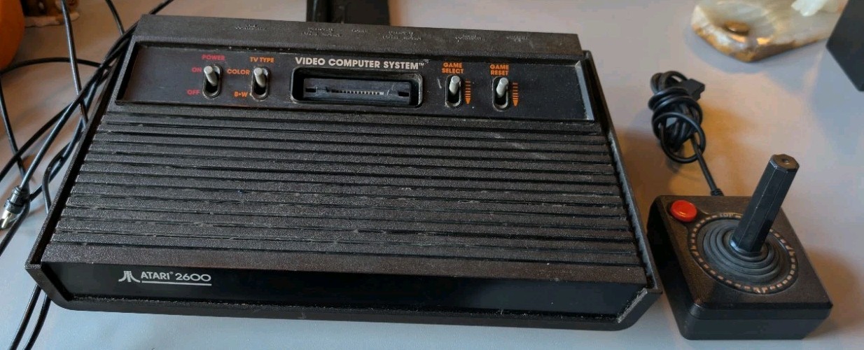 Atari 2600 Darth Vader Black Game Console Untested