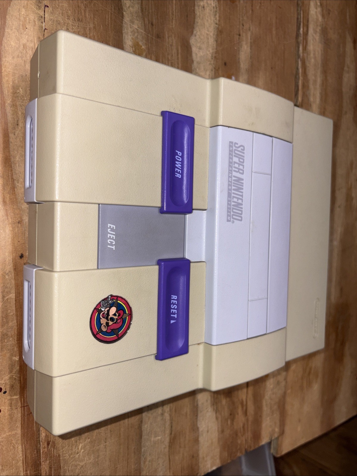 Super Nintendo SNES Console Bundle w/ OEM Controller, Cords & 3 Mario Games