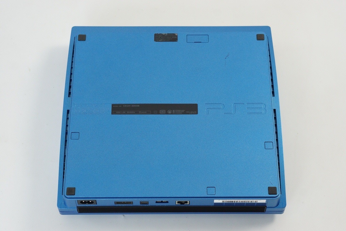 PS3 Playstation3 SPLASH BLUE Console CECH-3000B 320GB Tested System 02