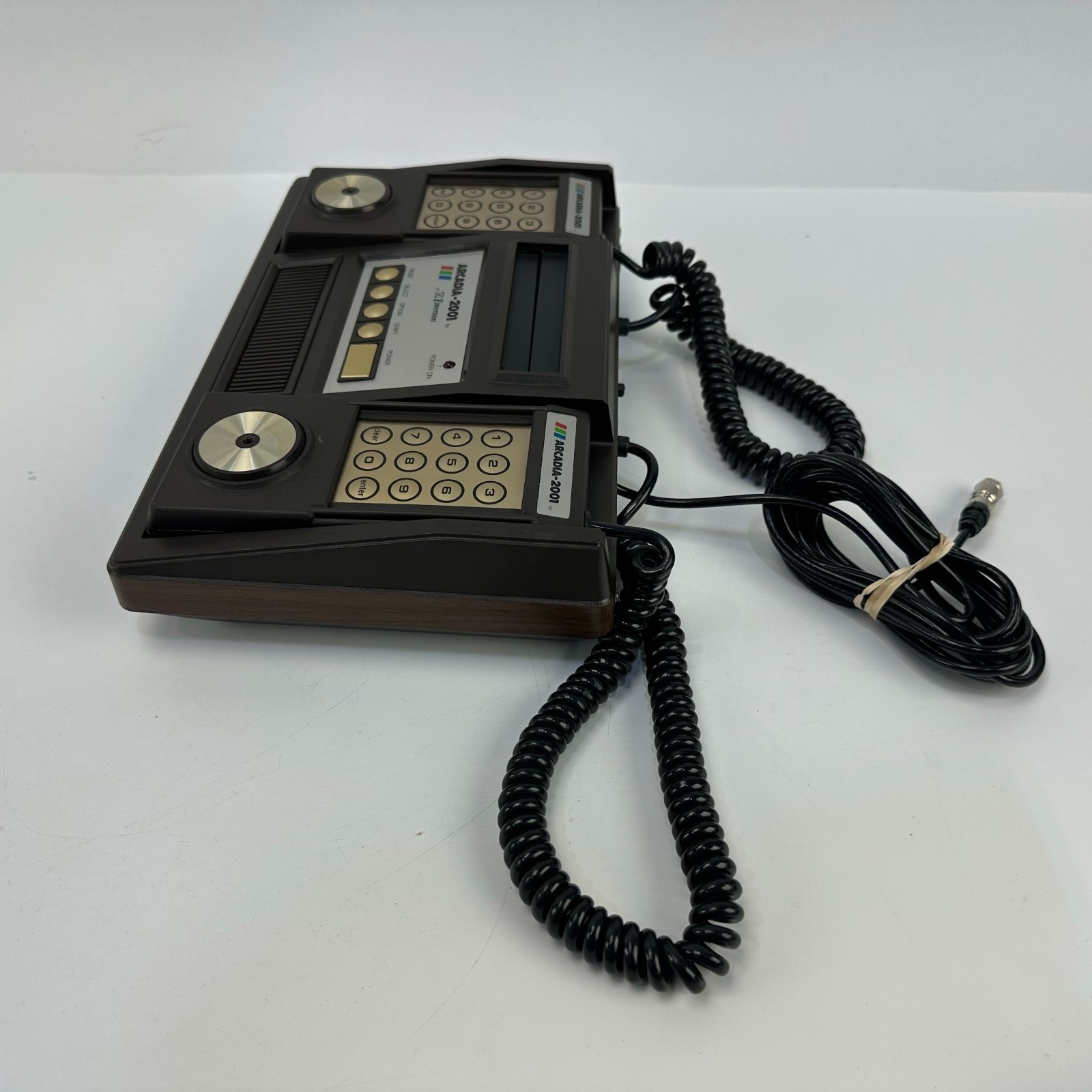 Arcadia 2001 System Console Tested Working w/ 2 Controllers & Cables